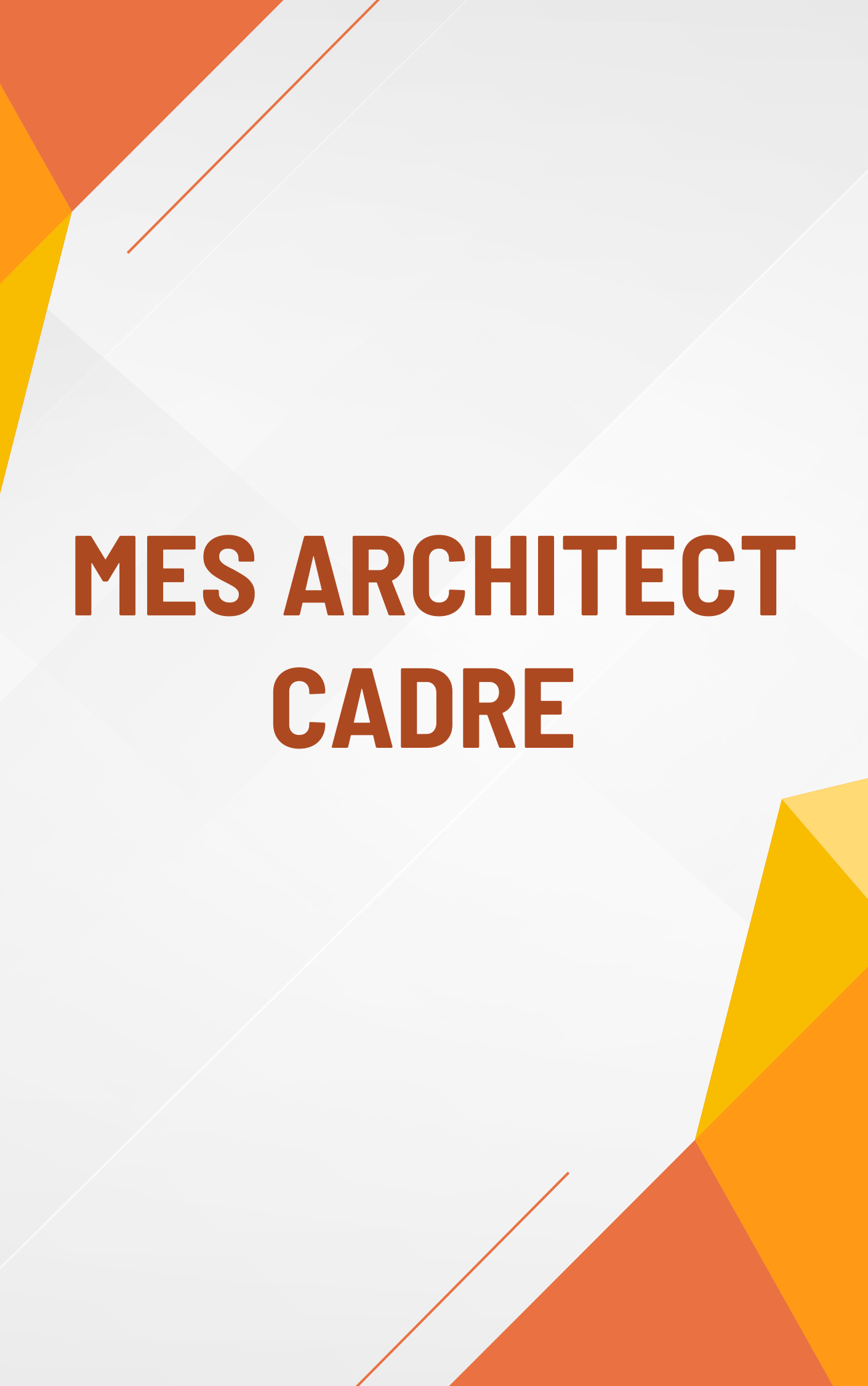 MES Architect Cadre Free Test Series