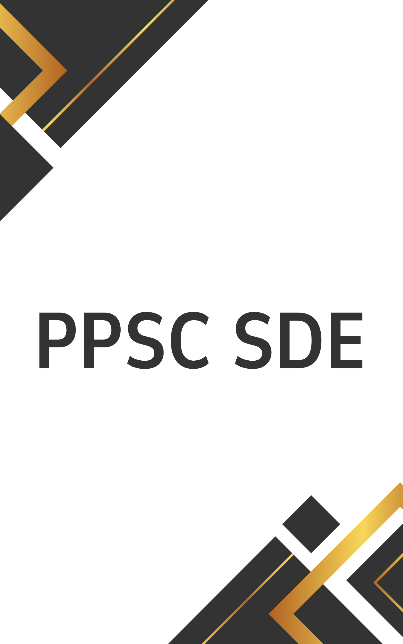 PPSC SDE Online Mock Test