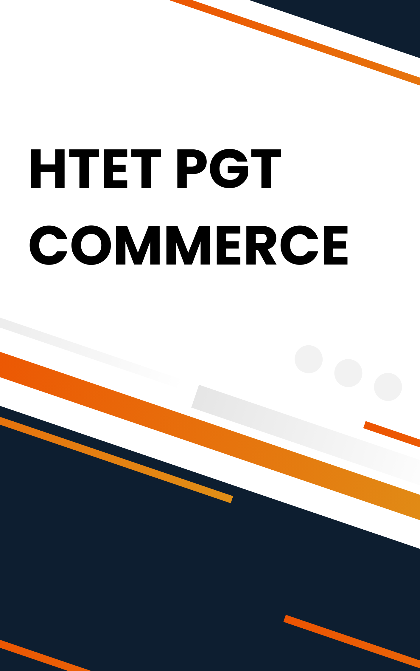 HTET PGT Commerce Mock Test