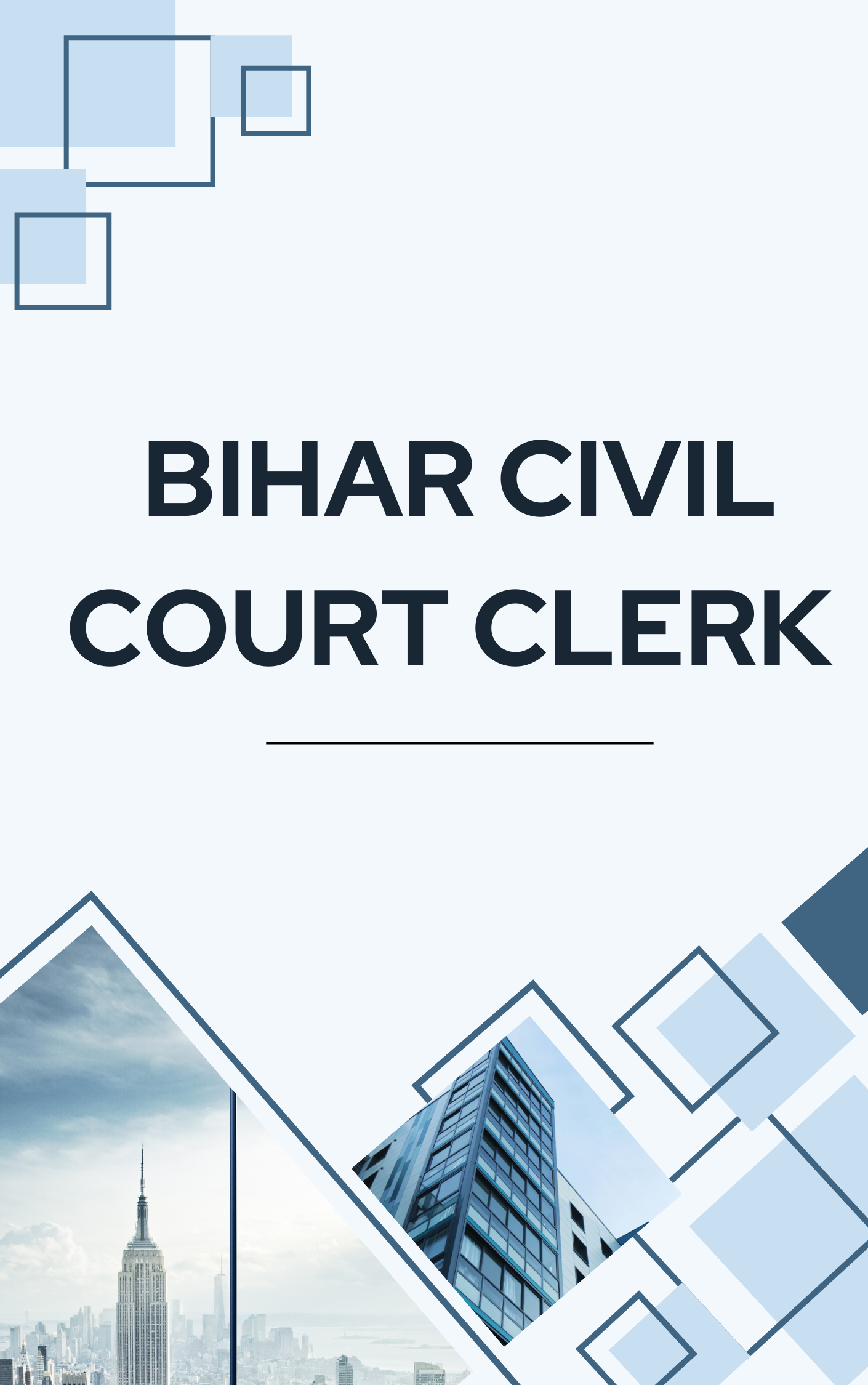 Bihar Civil Court Clerk Free Test Series