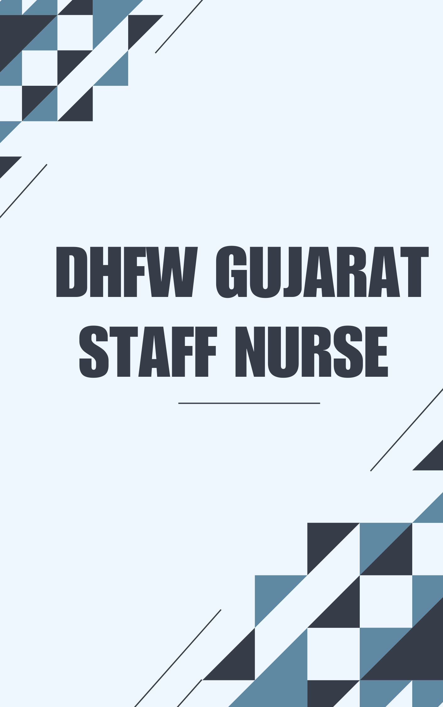 Gujarat Staff Nurse Free Test Series