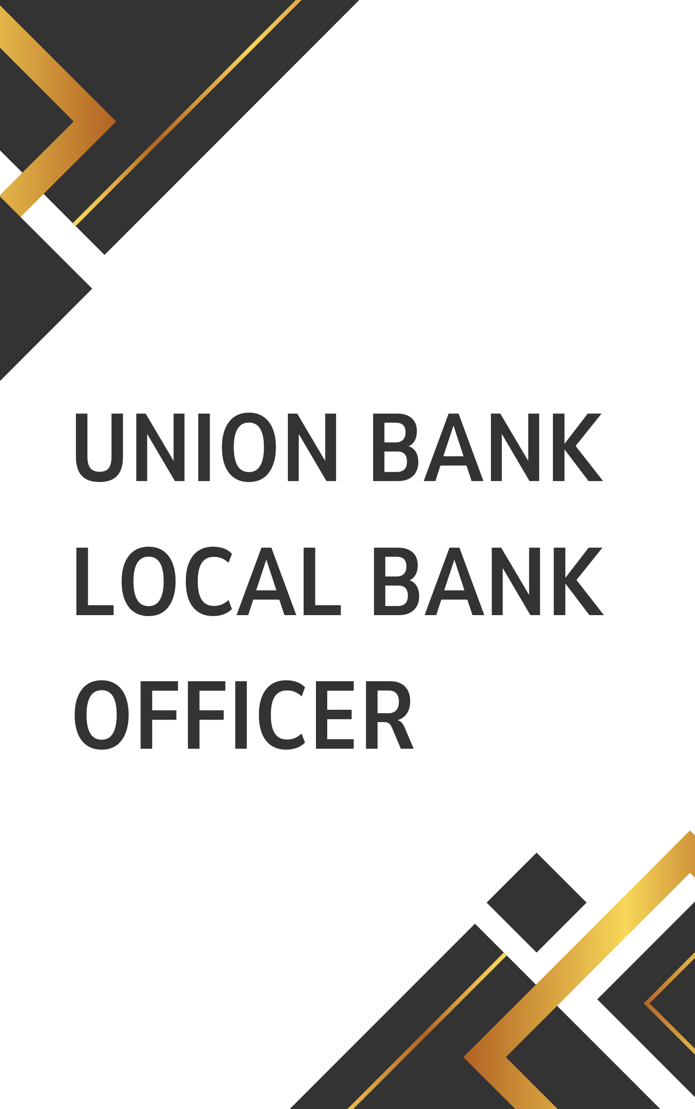 Union Bank LBO Question Paper