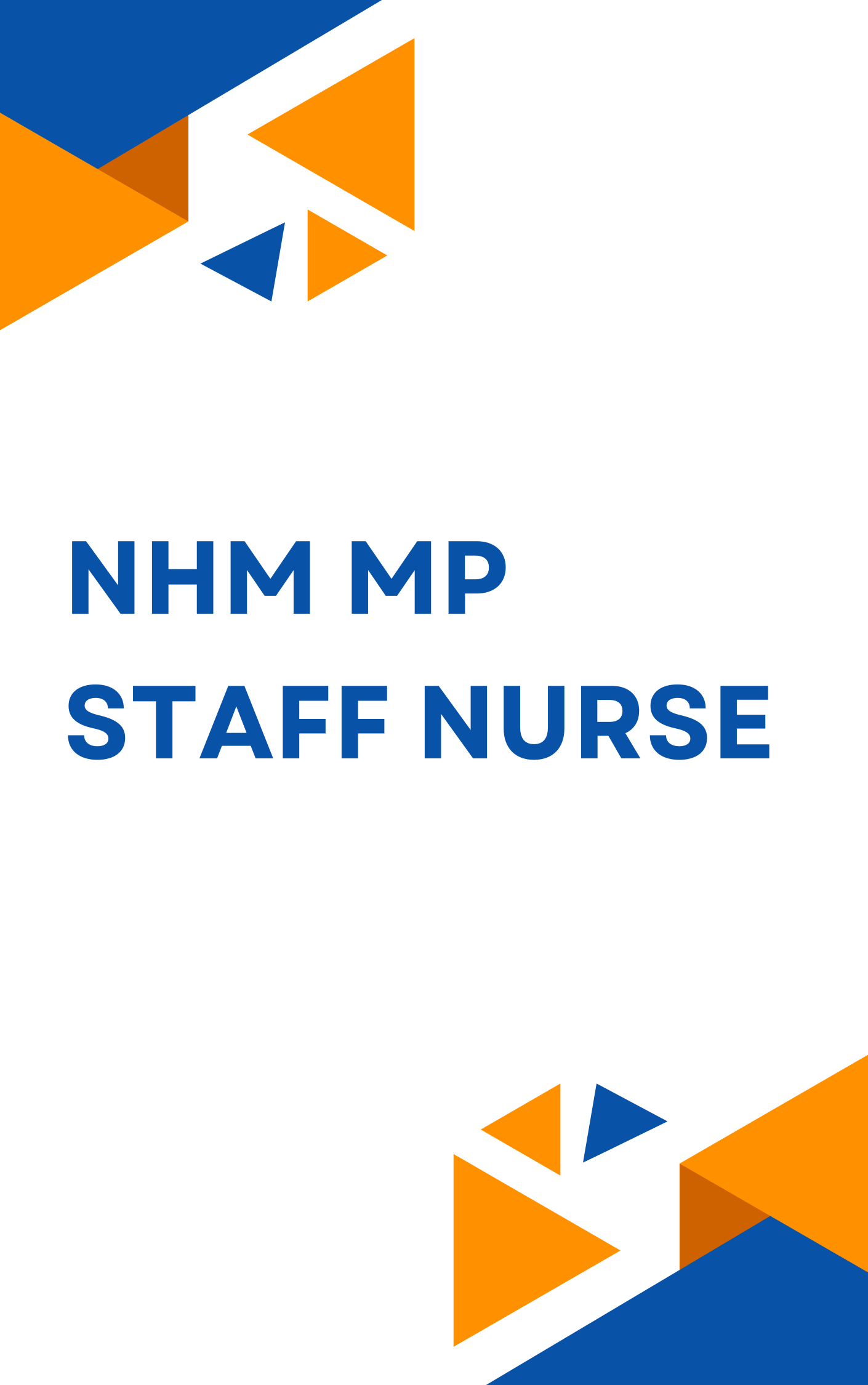 NHM MP Staff Nurse Free Test Series