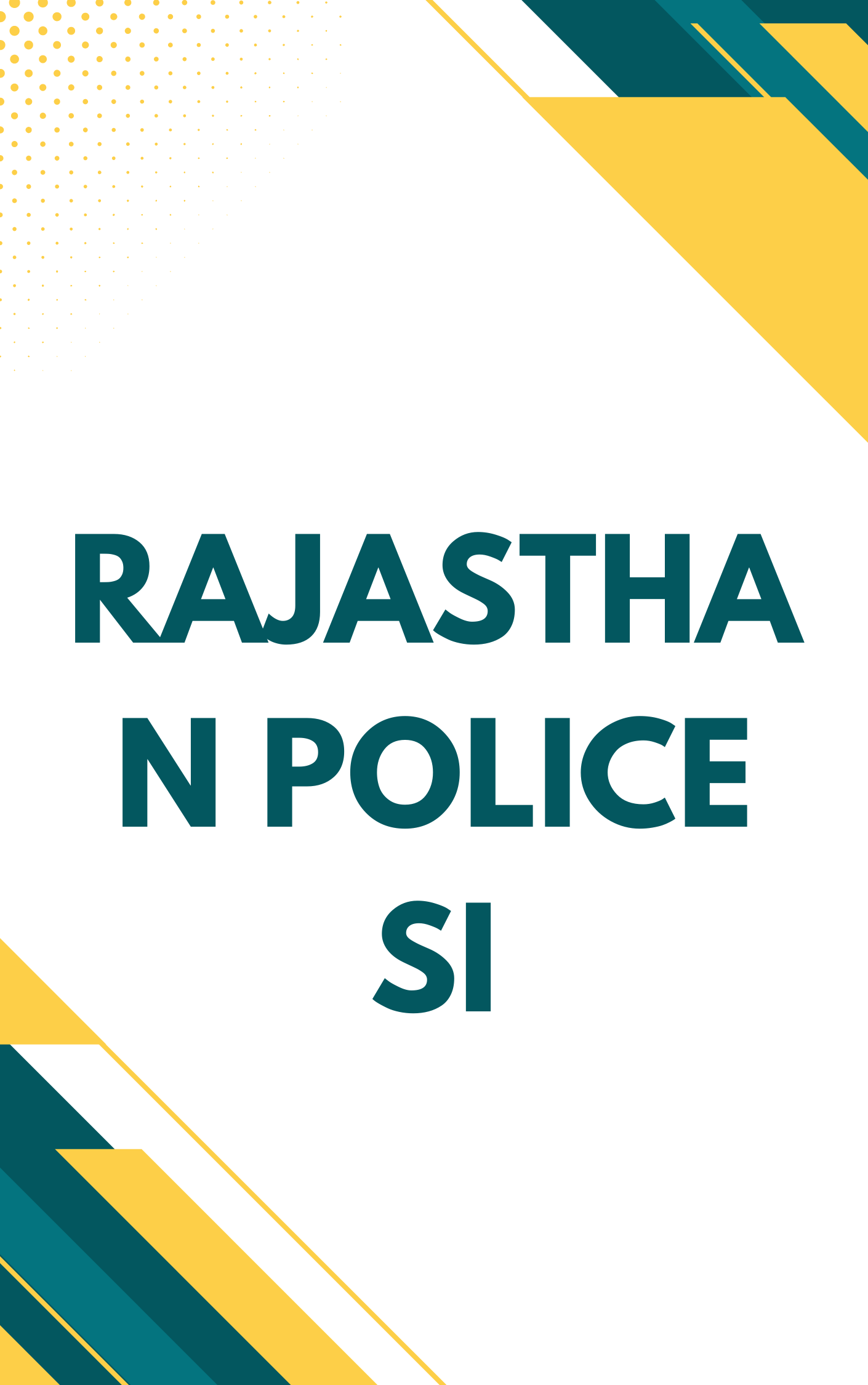 Rajasthan Police SI Model Paper