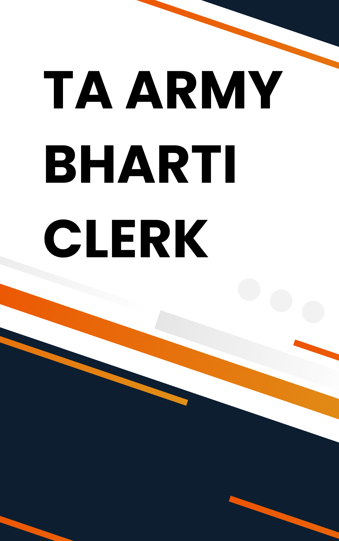 TA Army Bharti Clerk Sample Paper