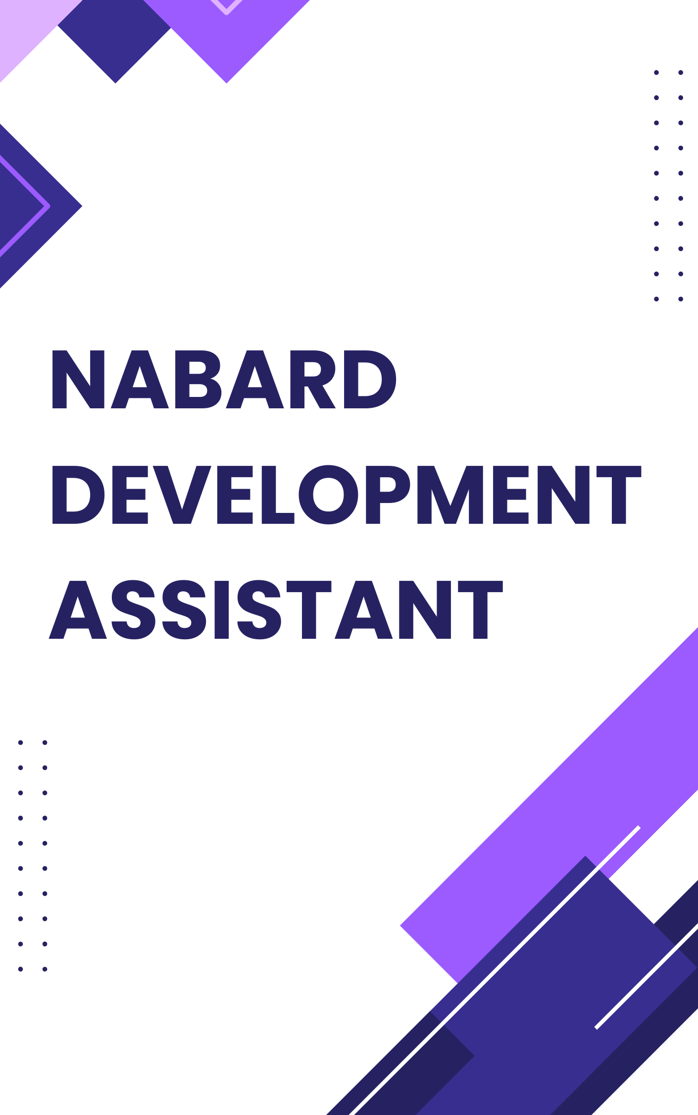 NABARD Development Assistant Mock test