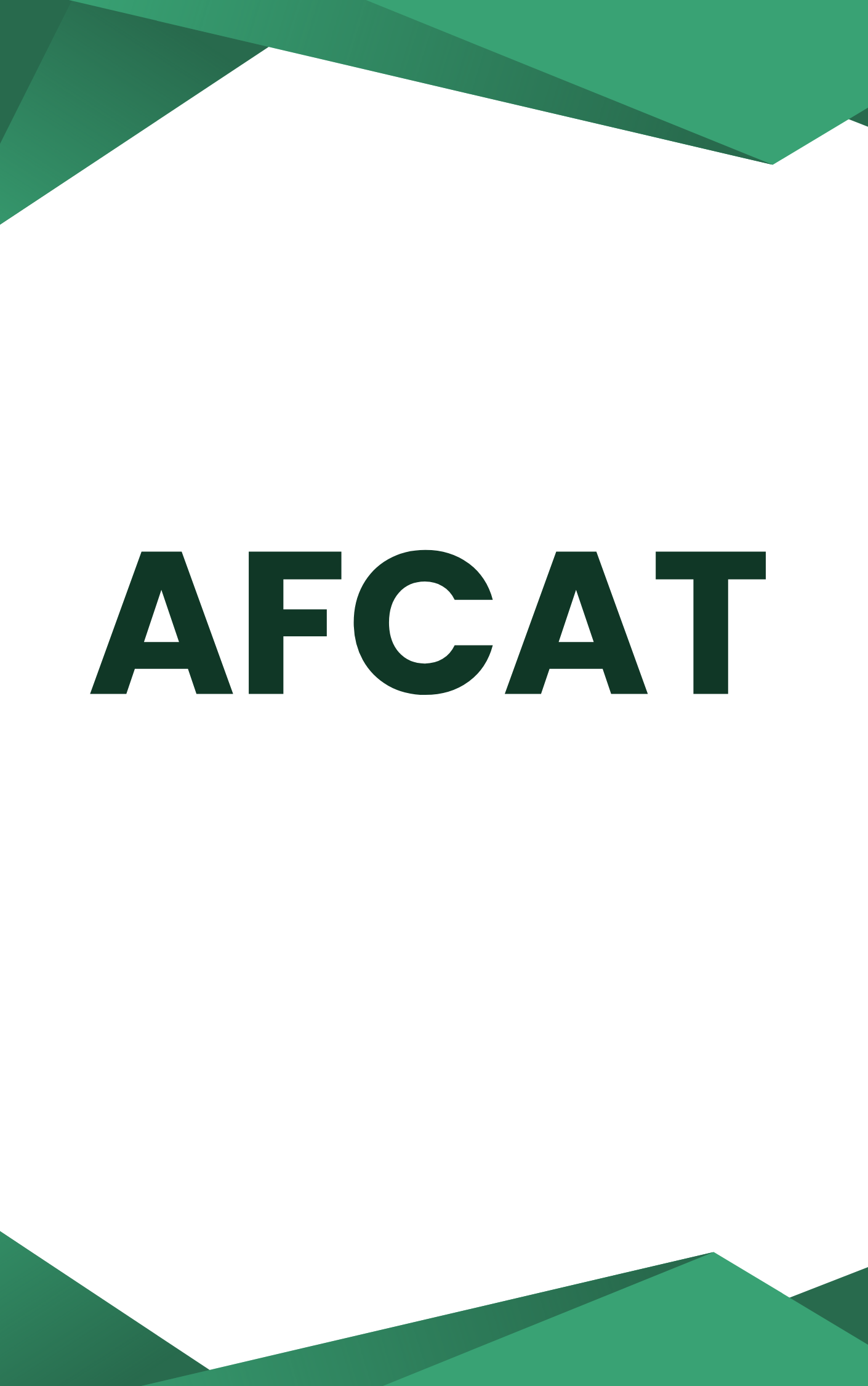 AFCAT Model Paper Set