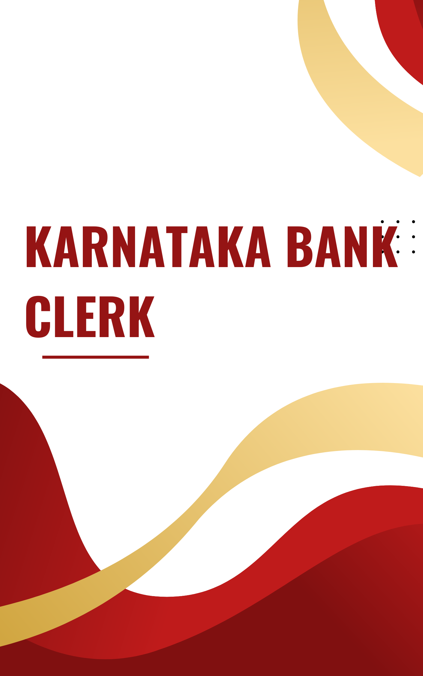 Karnataka Bank Clerk Important MCQ