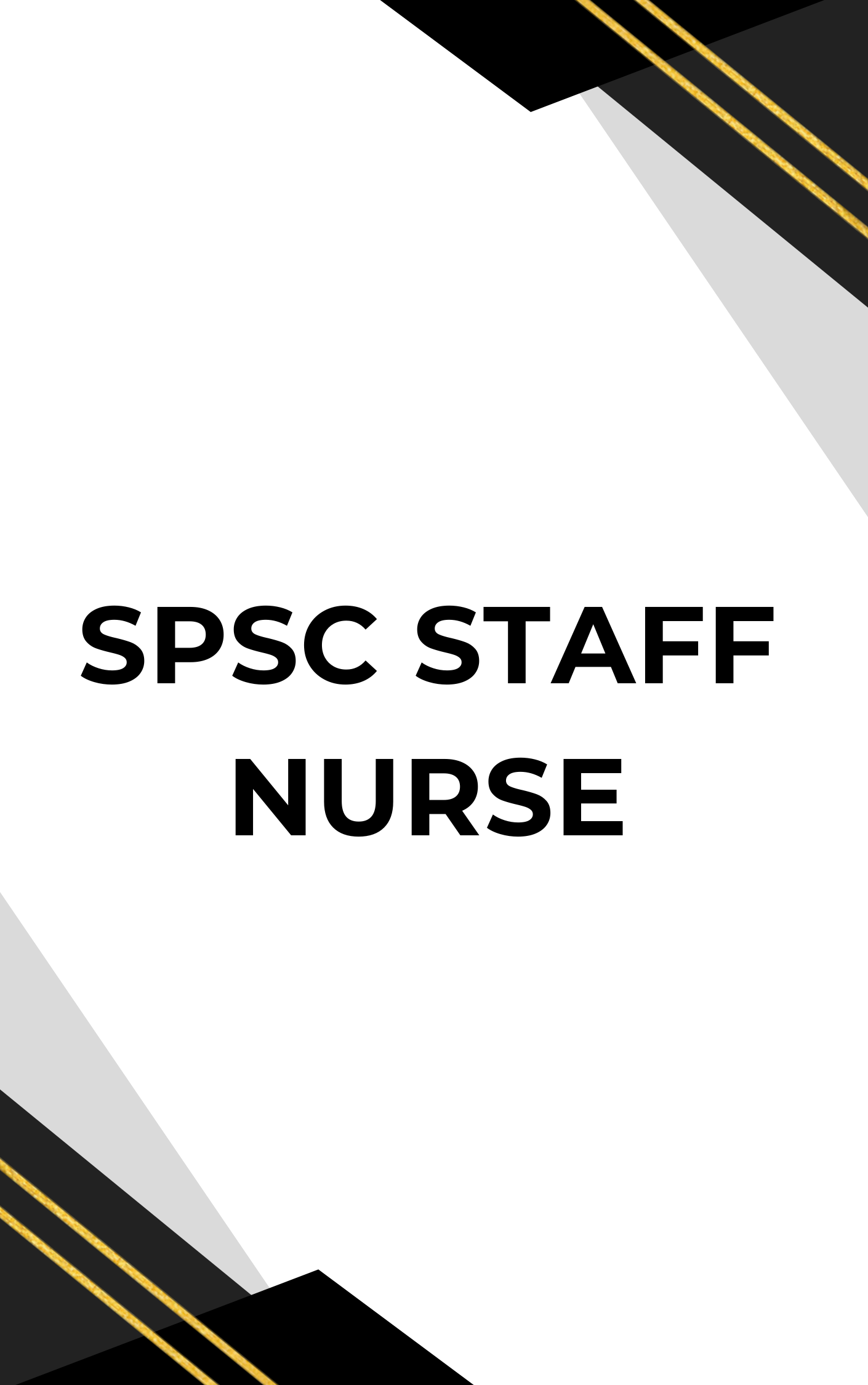 SPSC Staff Nurse Mock test Free