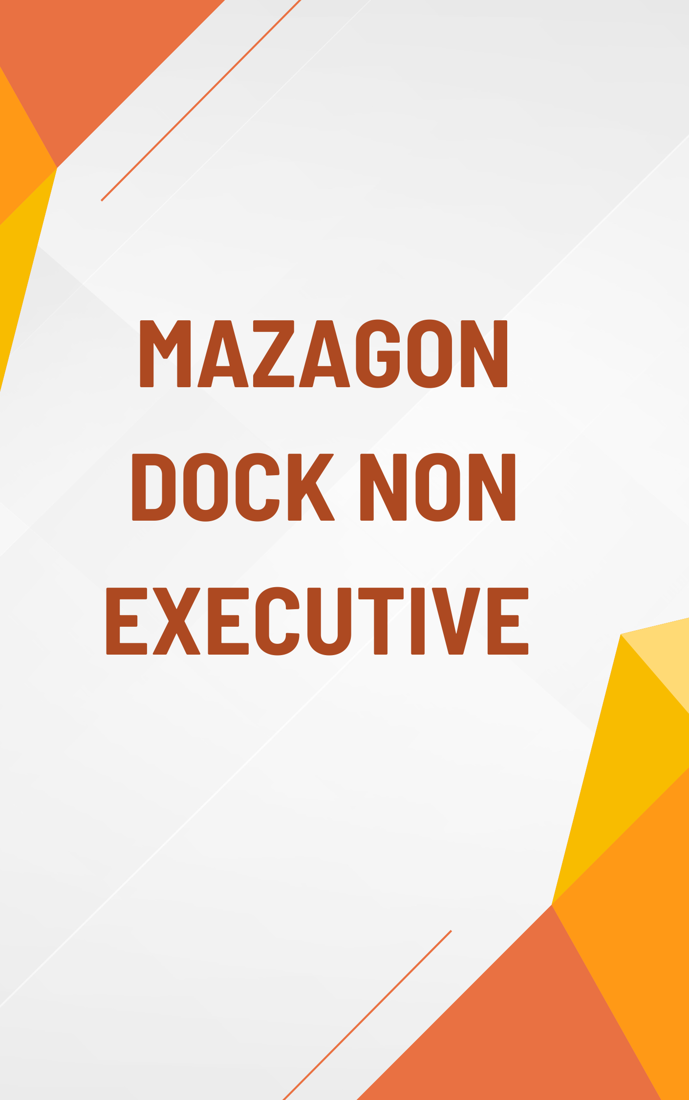 Mazagon Dock Non Executive Sample Paper