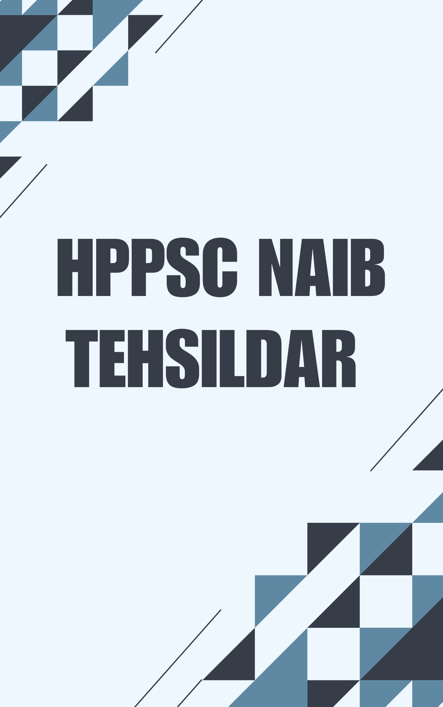 HPPSC Naib Tehsildar Important MCQ