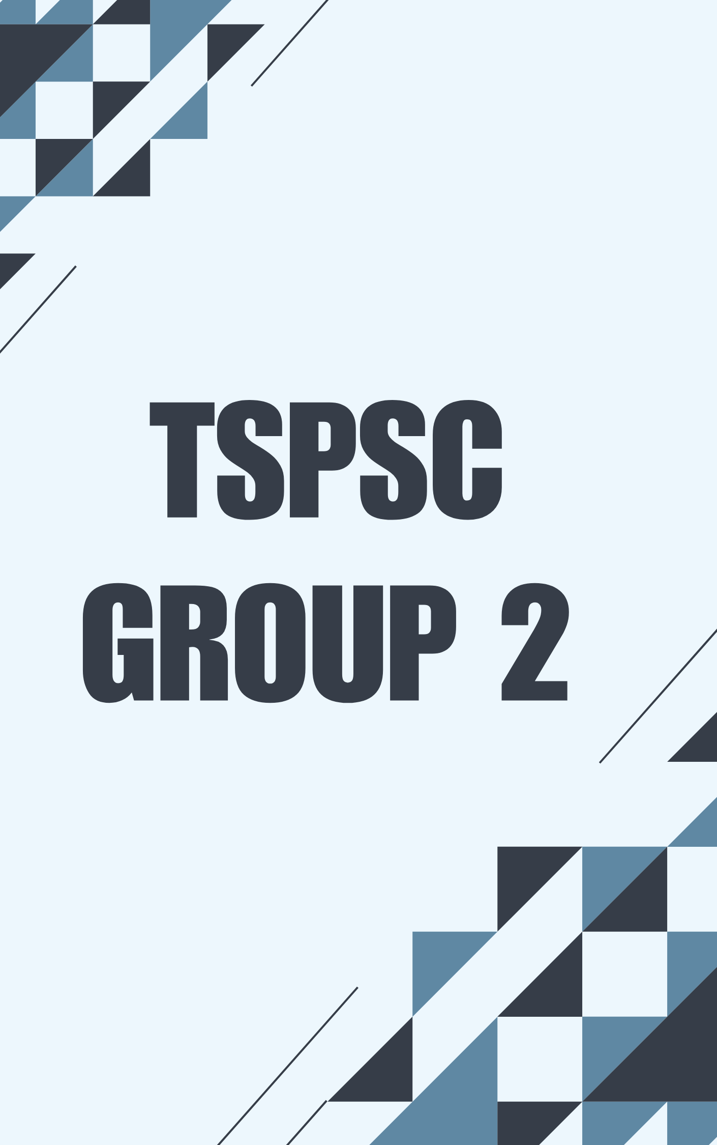 TSPSC Group 2 Online Test Series