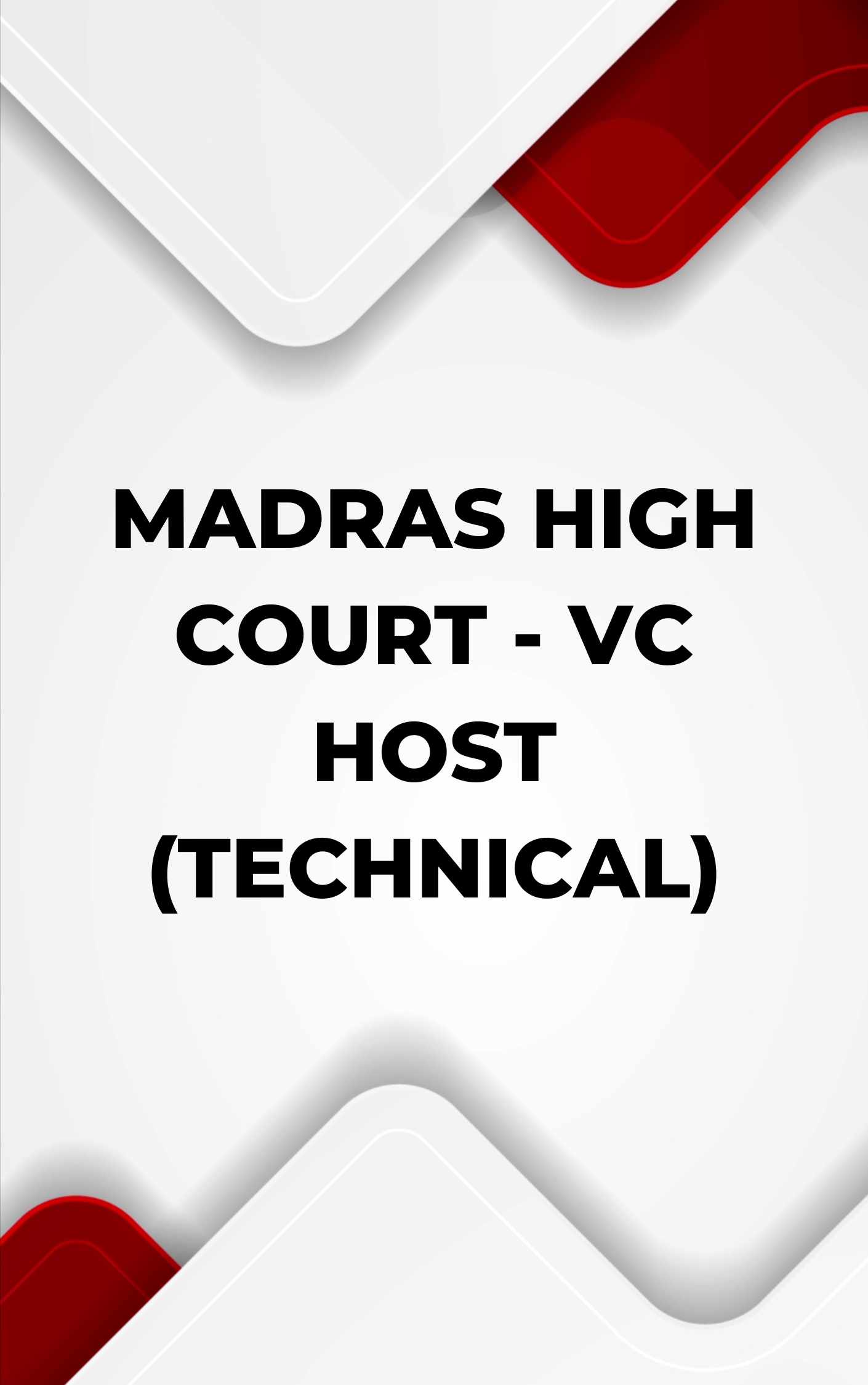 Madras High Court VC Host Mock Test Free