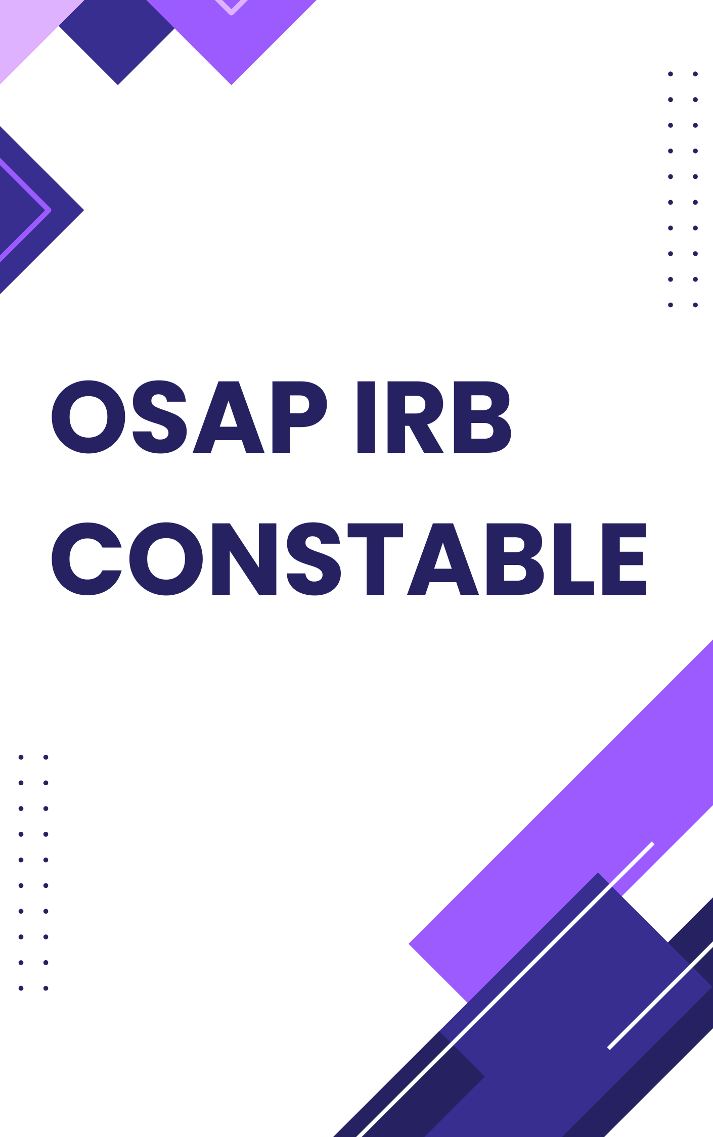 OSAP IRB Constable Free Mock Test