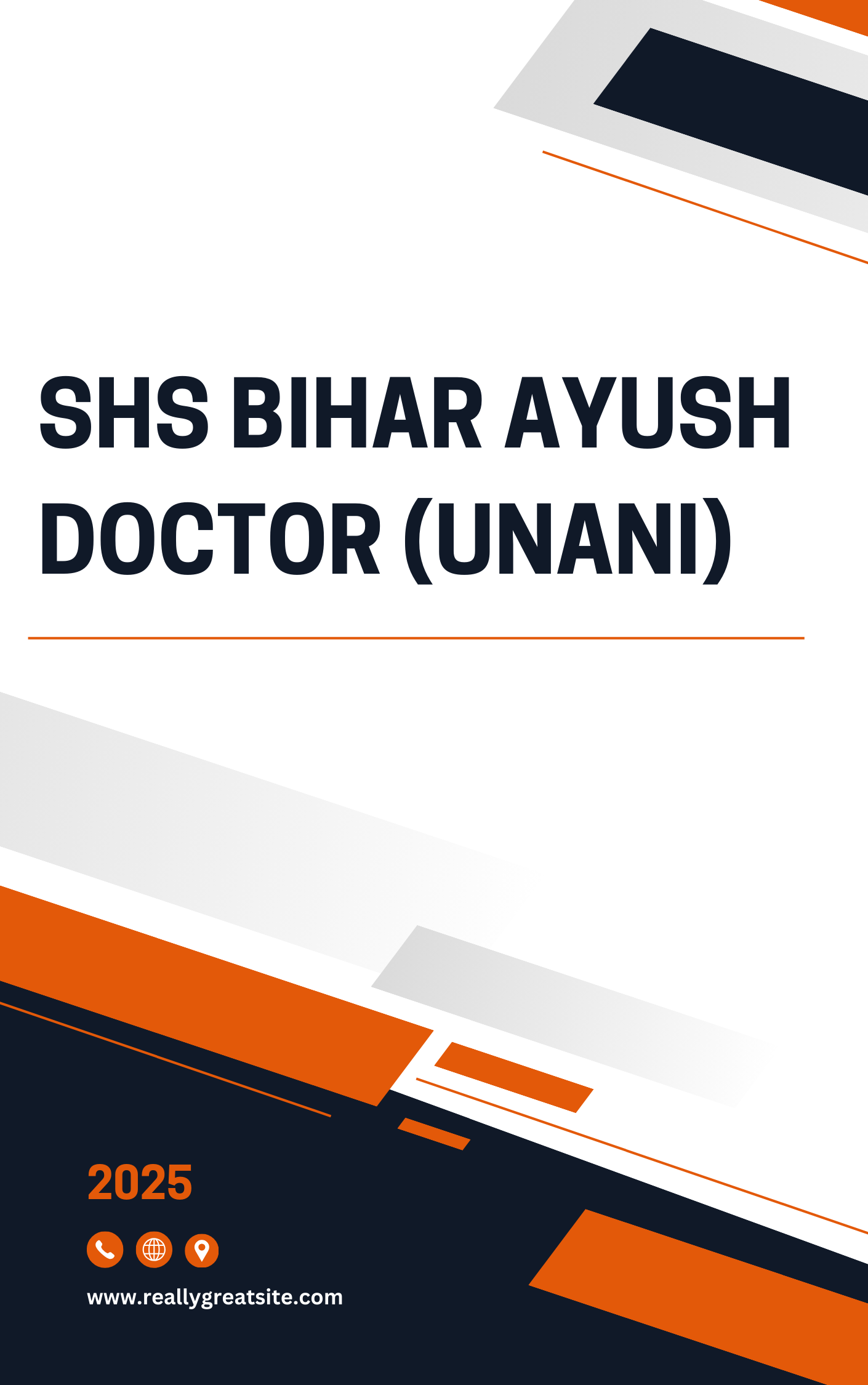 SHS Bihar Ayush Doctor Unani Practice Set