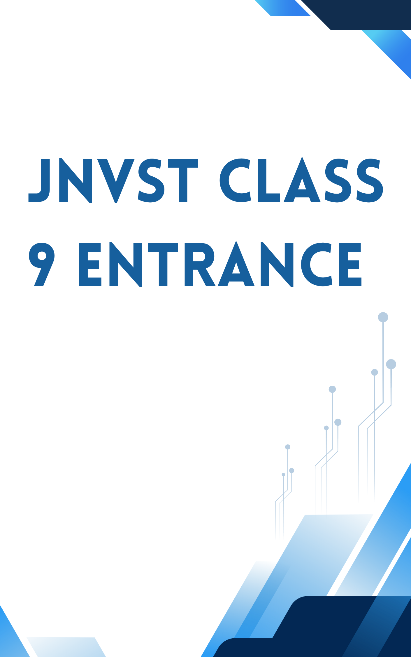 JNVST Class 9 Model Test Paper