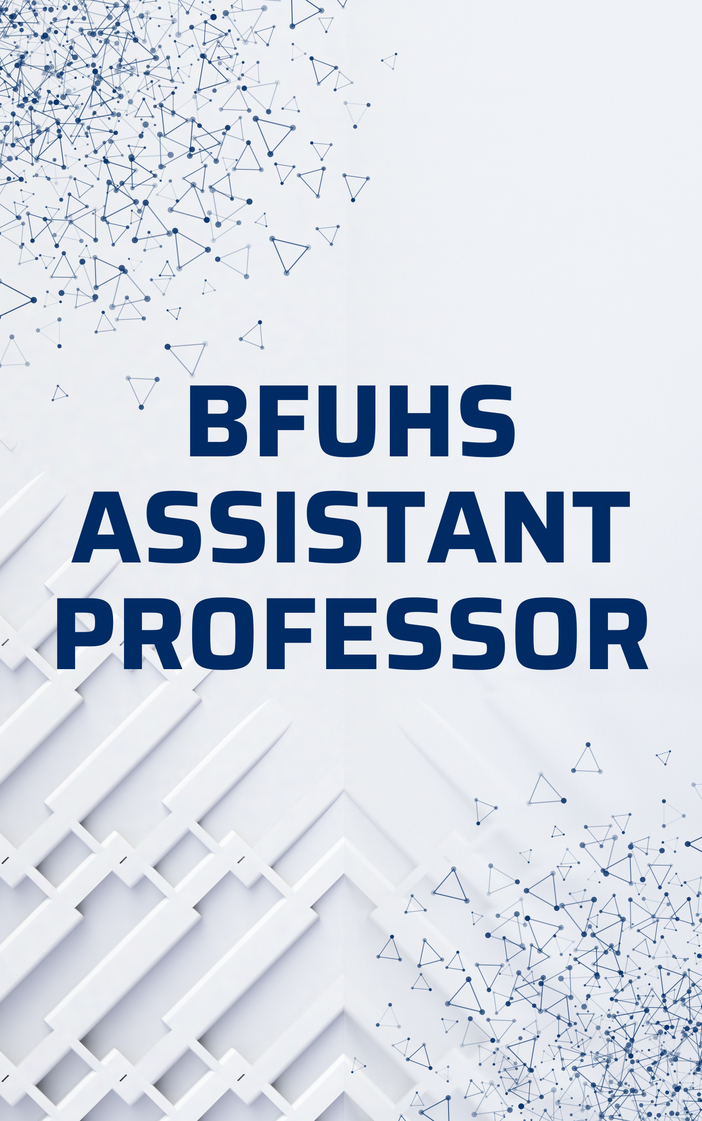 BFUHS Assistant Professor Question Bank