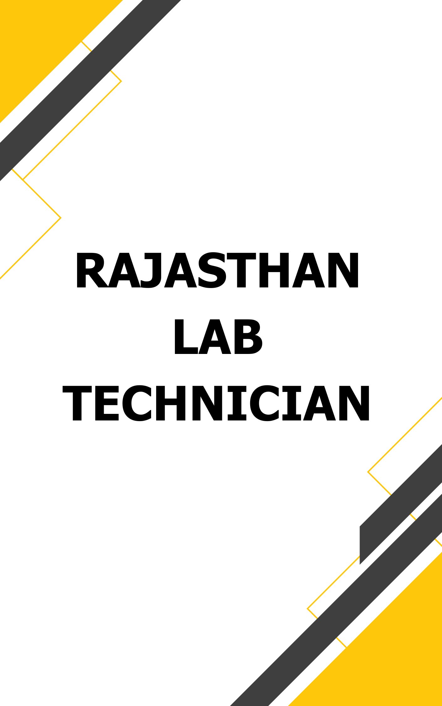 Rajasthan Lab Technician Practice Set