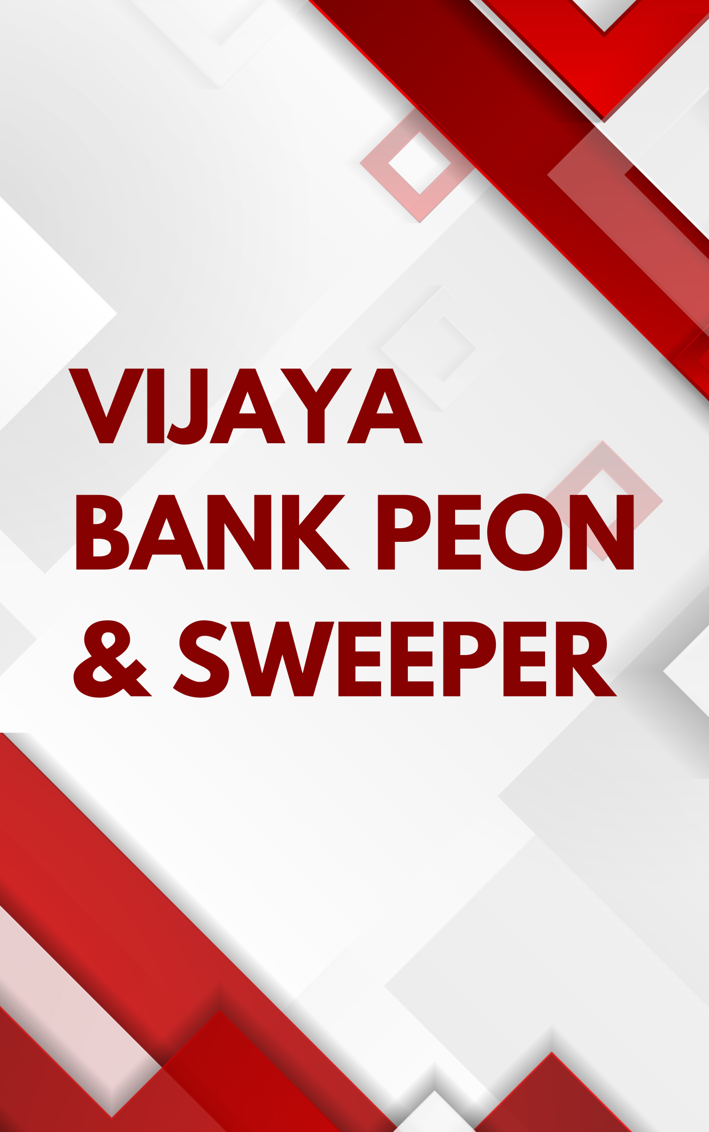 Vijaya Bank Peon Mock Test Free