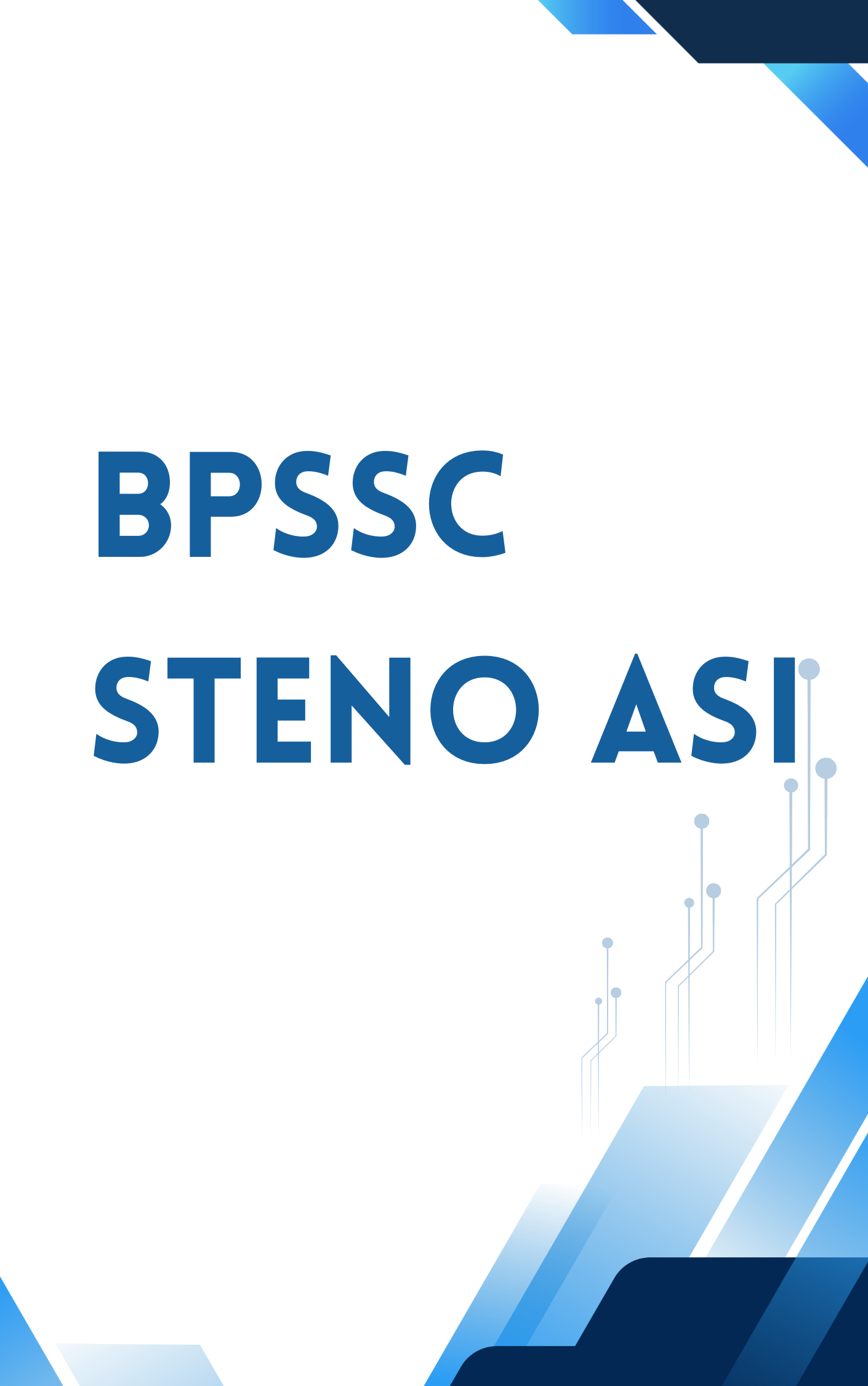 BPSSC Steno ASI Questions with Answers