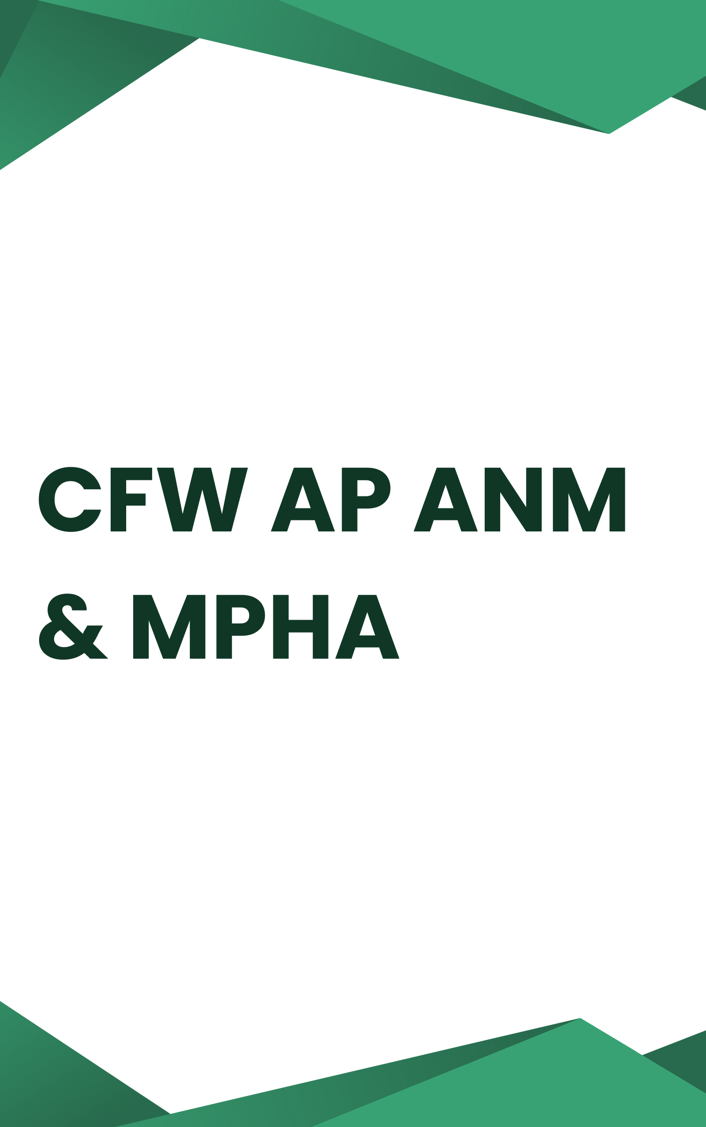 CFW AP ANM & MPHA Important MCQ