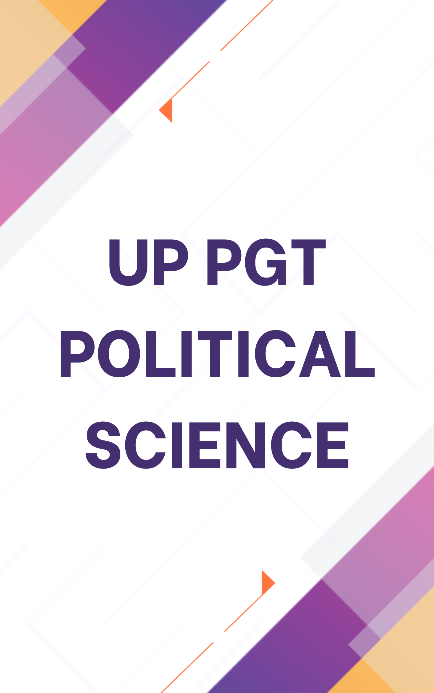 UP PGT Political Science Question Bank