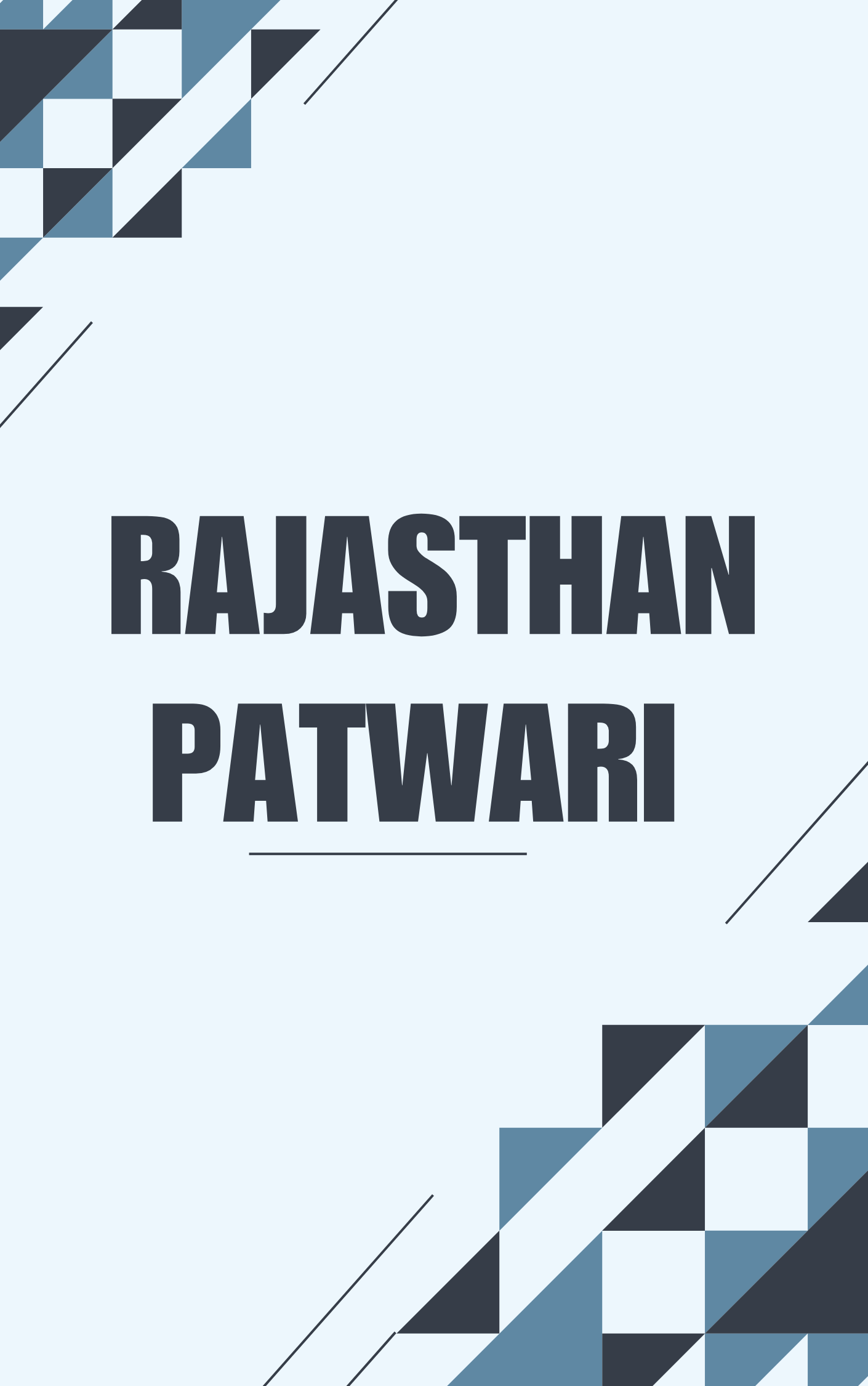 Rajasthan Patwari Question Bank