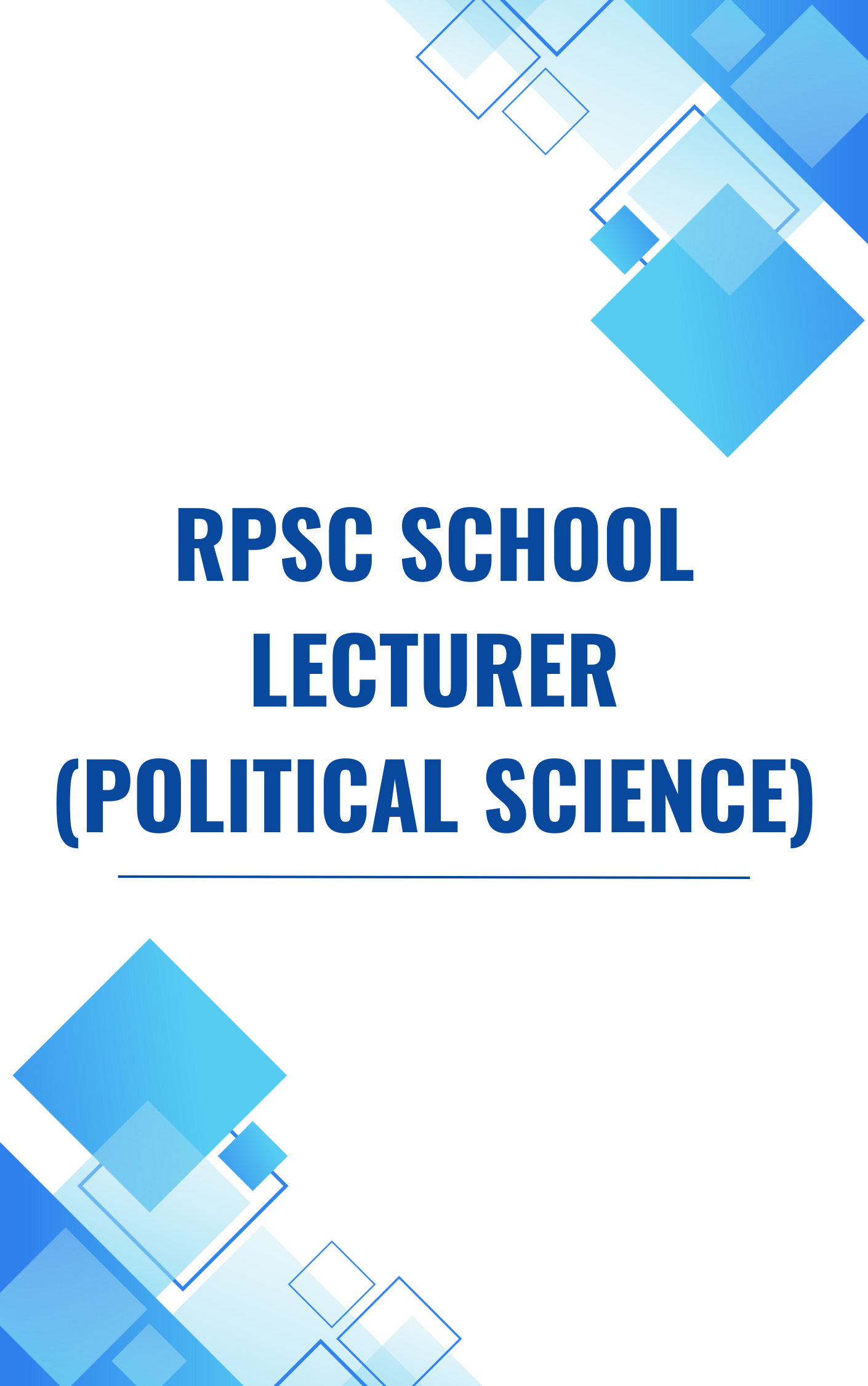 RPSC School Lecturer Sample Paper