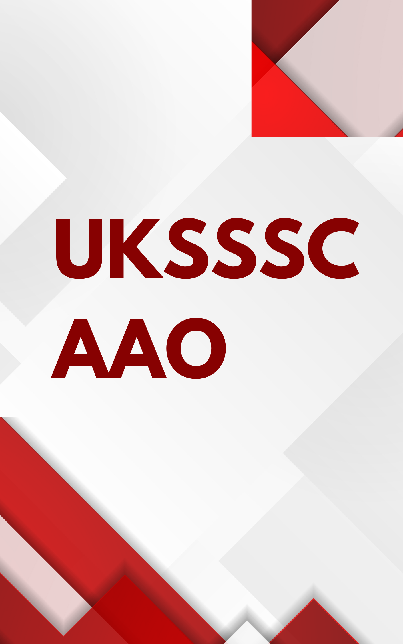 UKSSSC AAO Mock Test Free