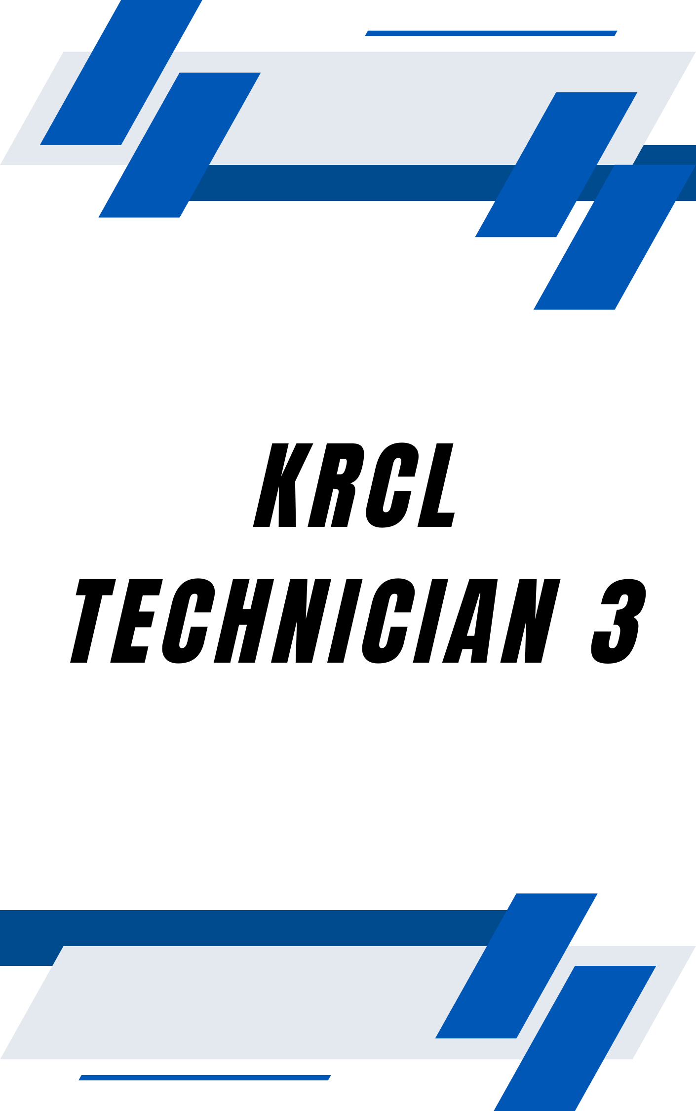 KRCL Technician 3 Mock Test Free