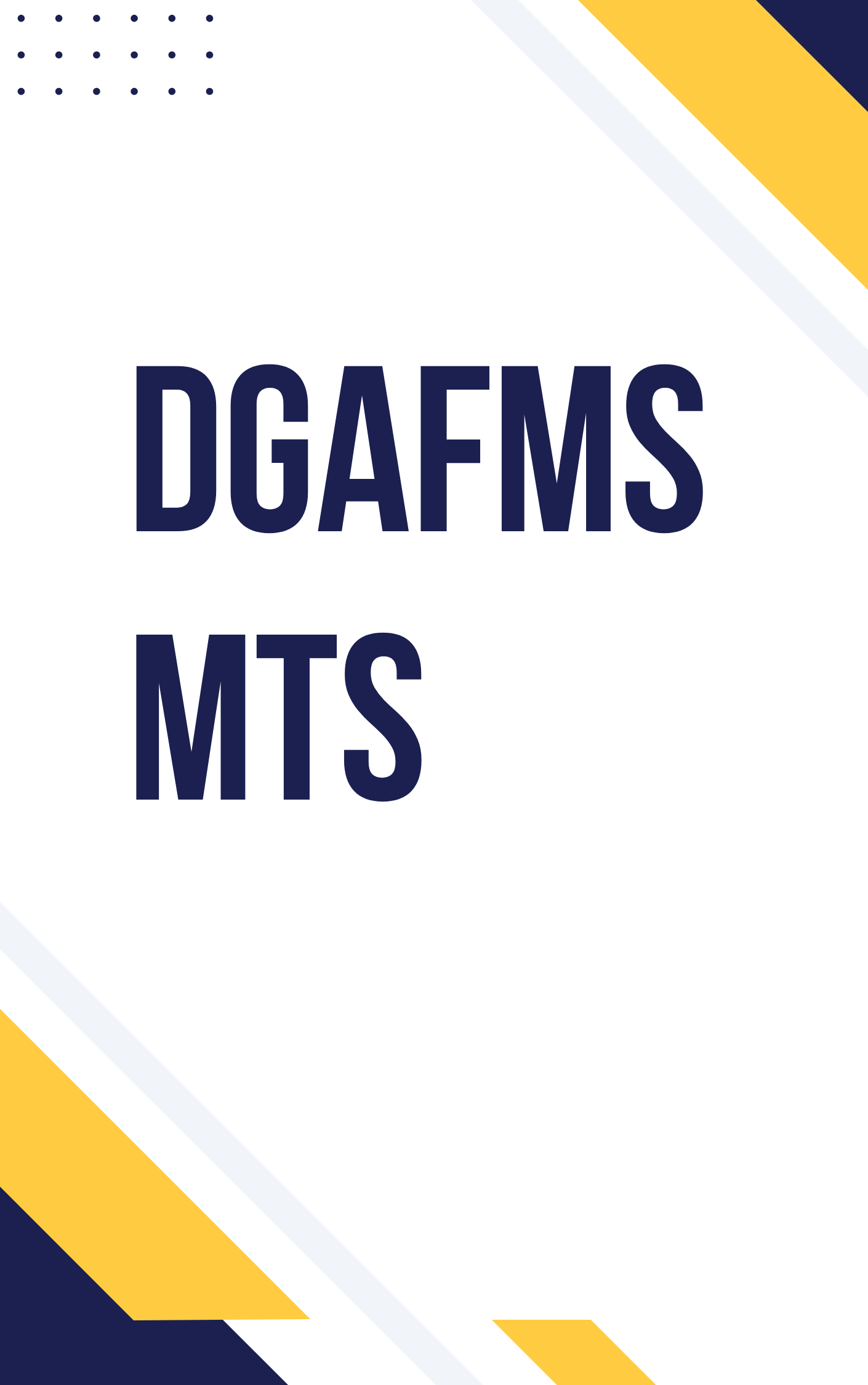 DGAFMS MTS Questions with Answers