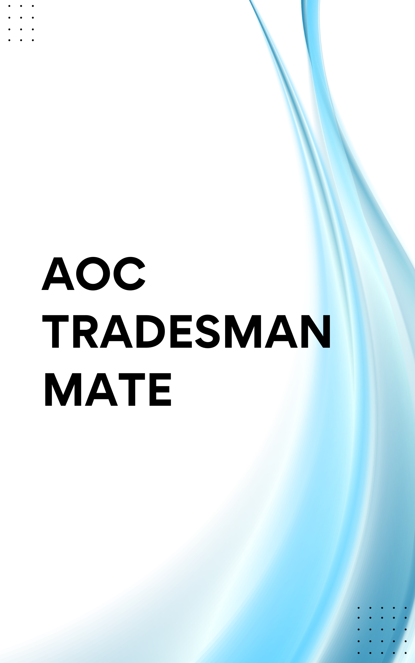 AOC Tradesman Mate Important MCQ