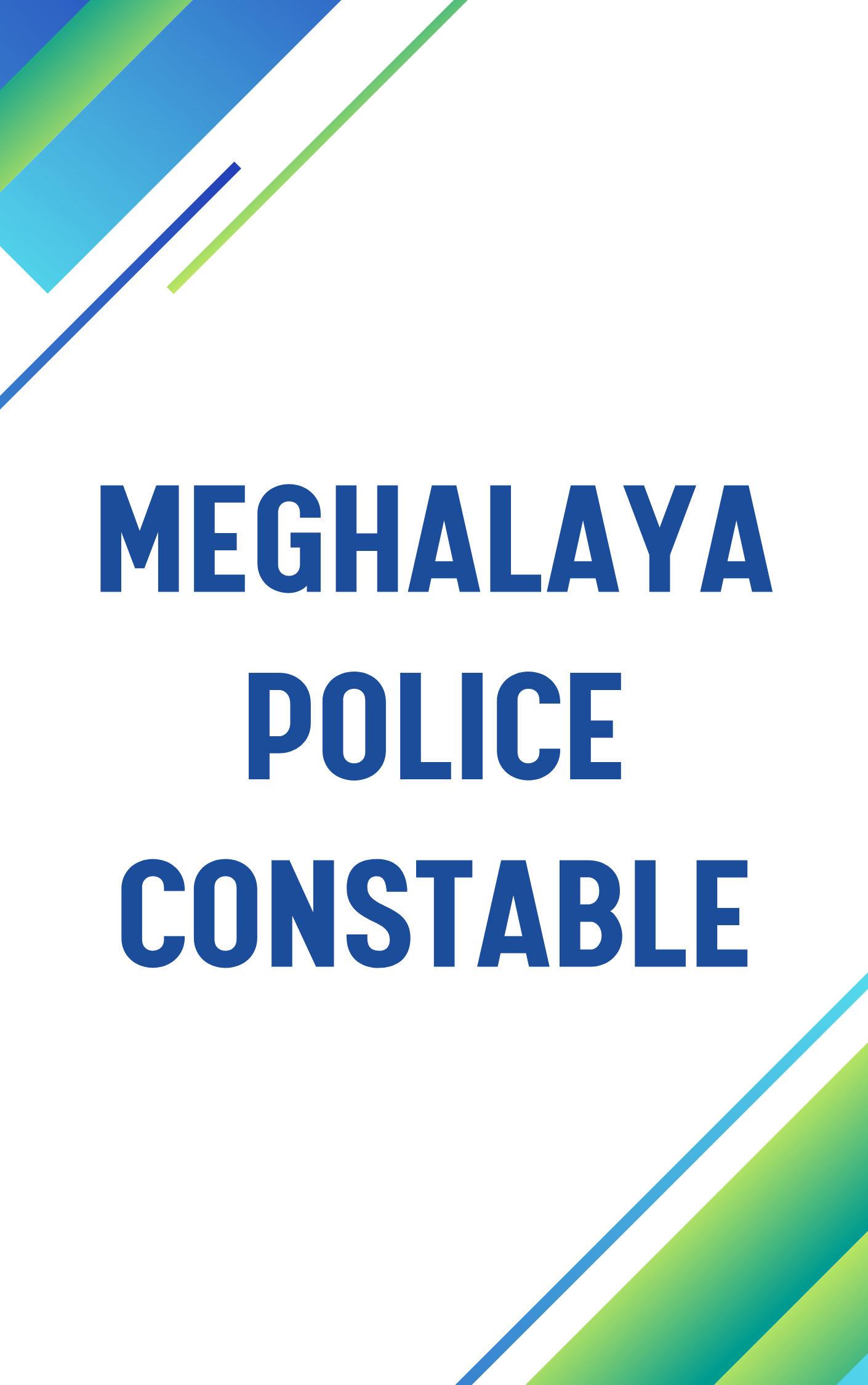 Meghalaya Police Constable Sample Paper