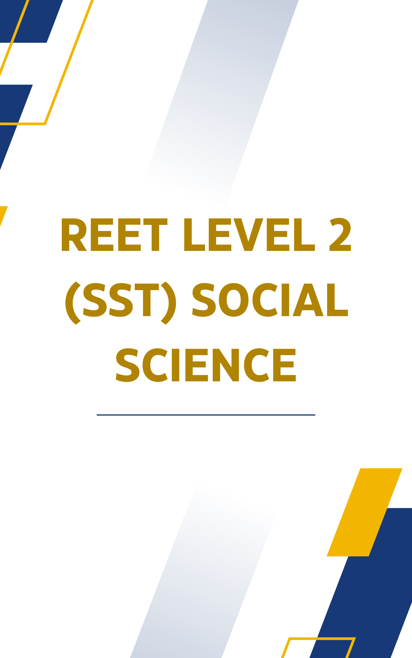 REET Level 2 Social Science Important MCQ
