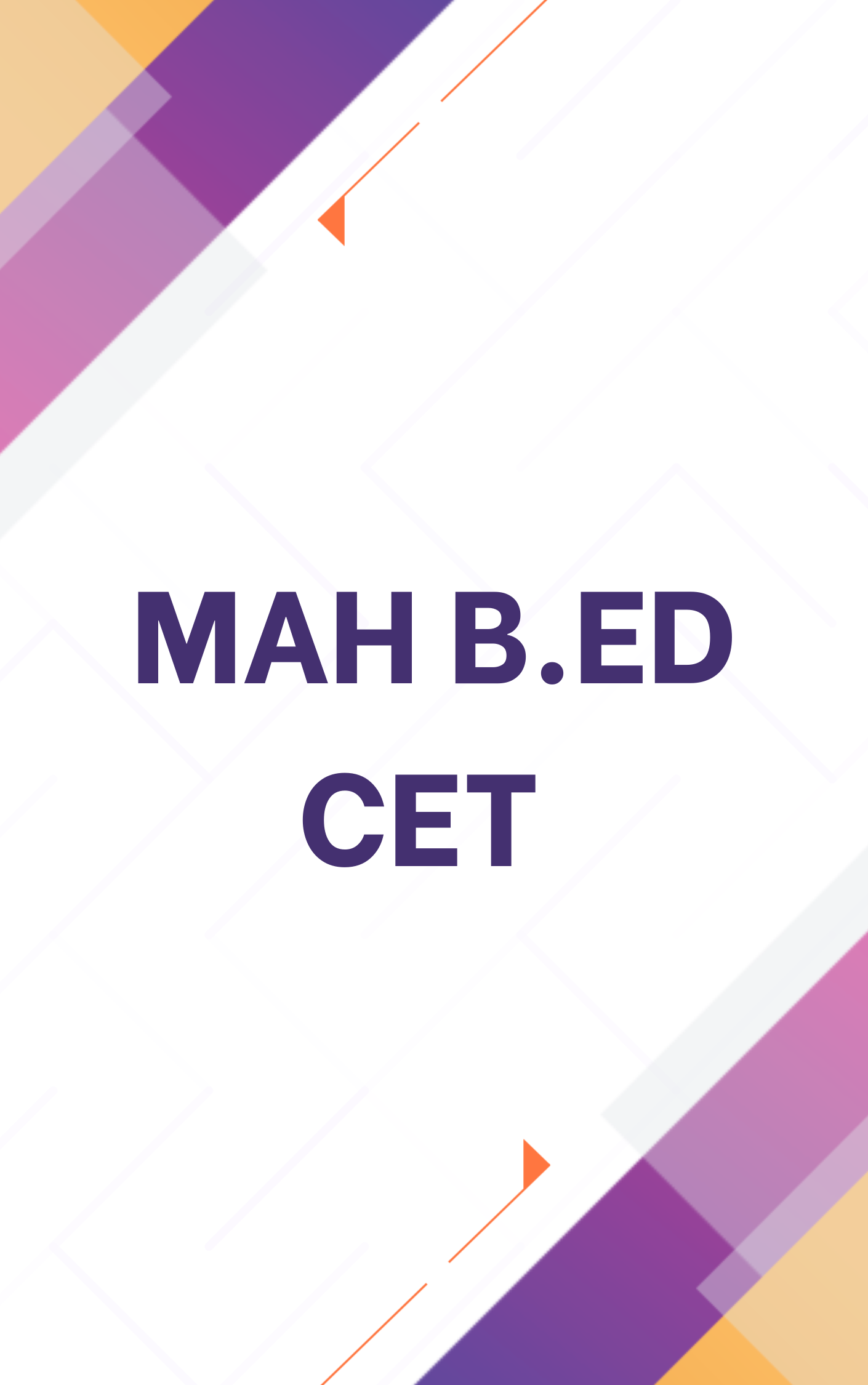 MAH B.Ed CET Question Bank