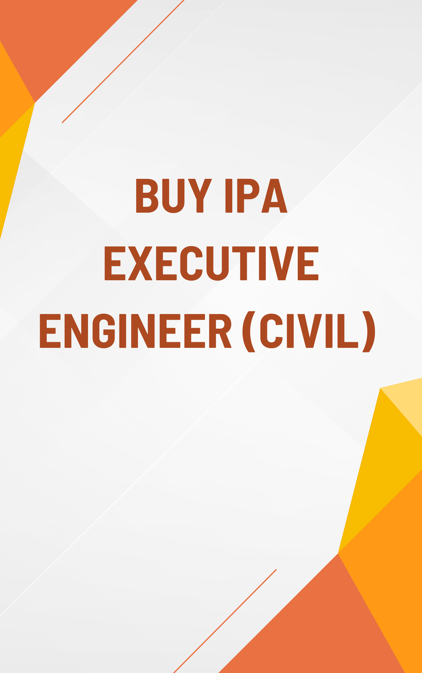 IPA Executive Engineer Civil Free Test Series