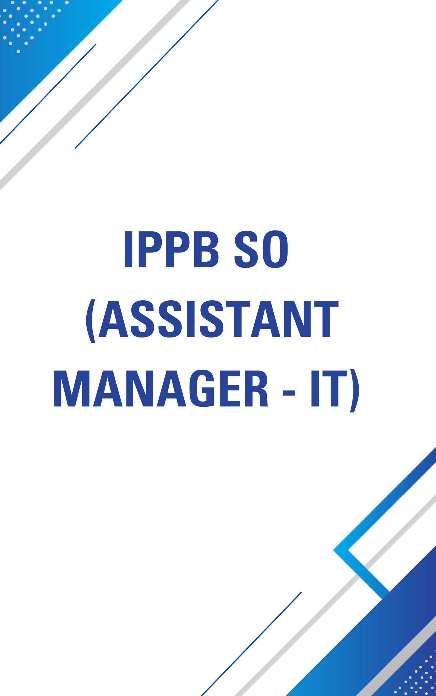 IPPB SO Online Test Series