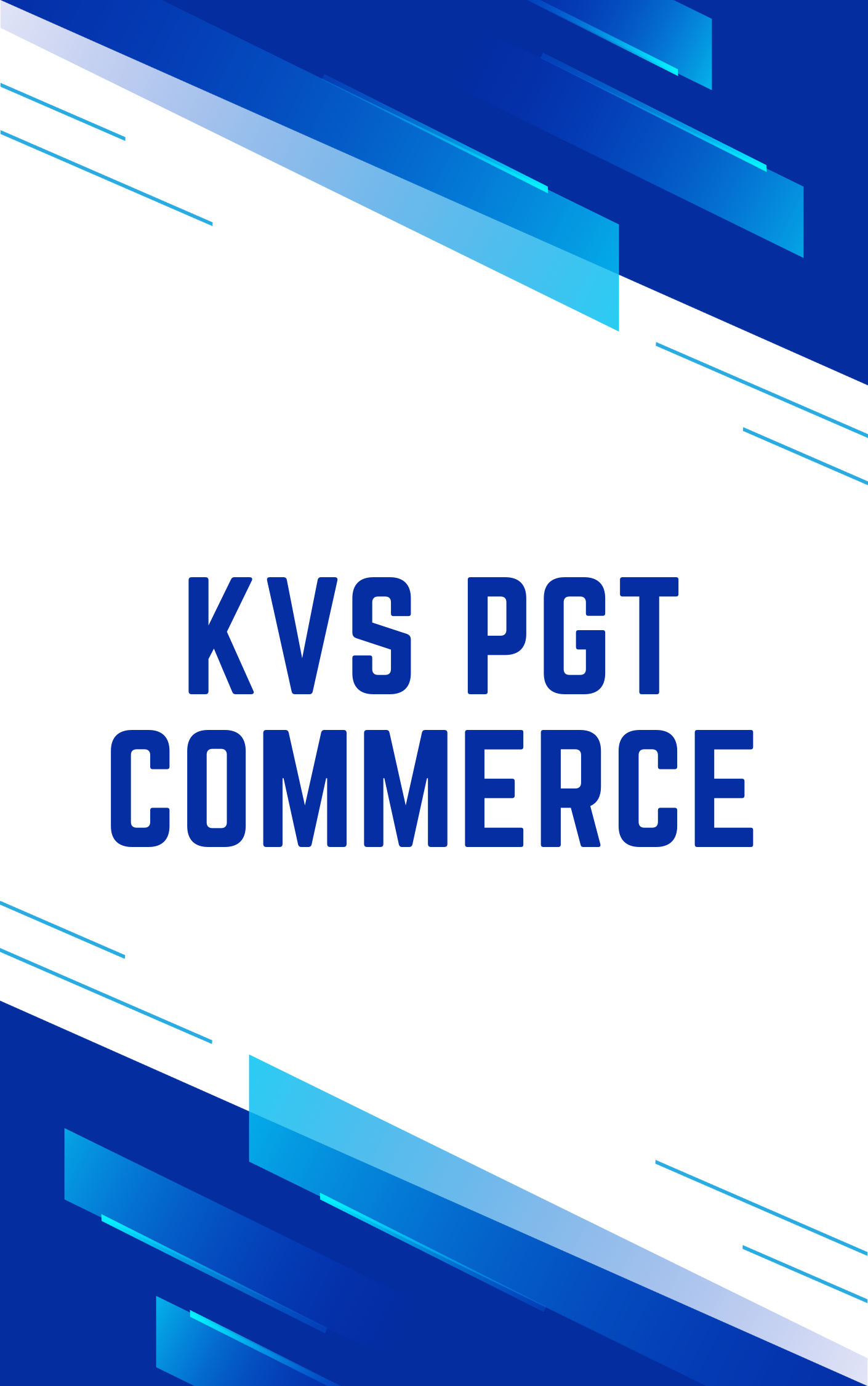 KVS PGT Commerce Question Bank
