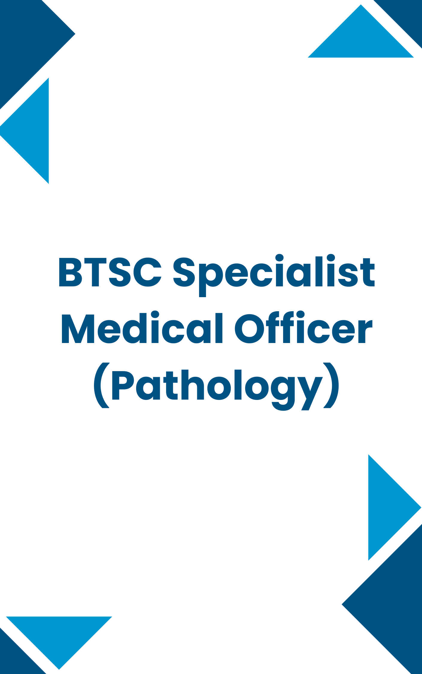 BTSC SMO Pathology Question with Answer