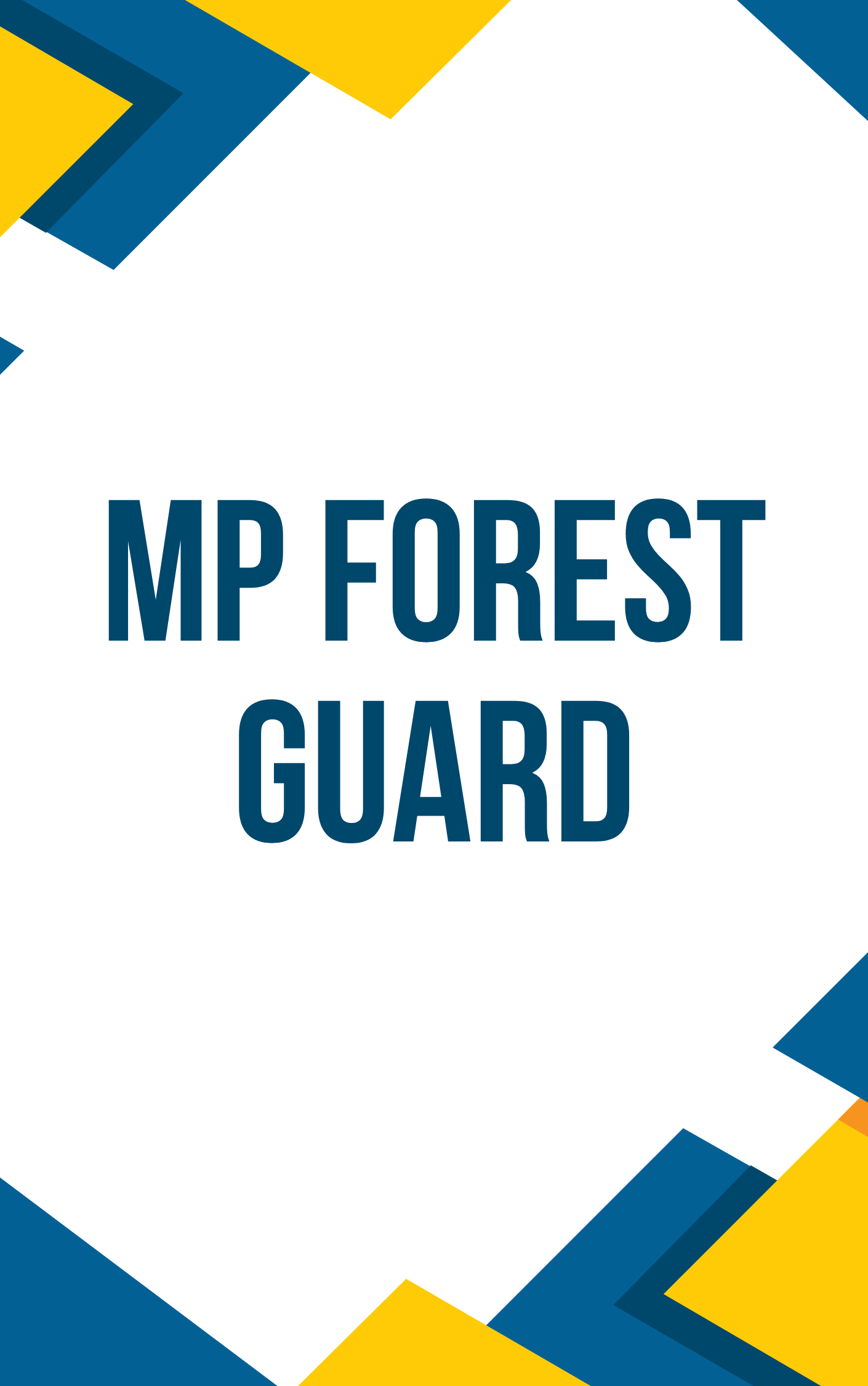 MP Forest Guard Model Paper