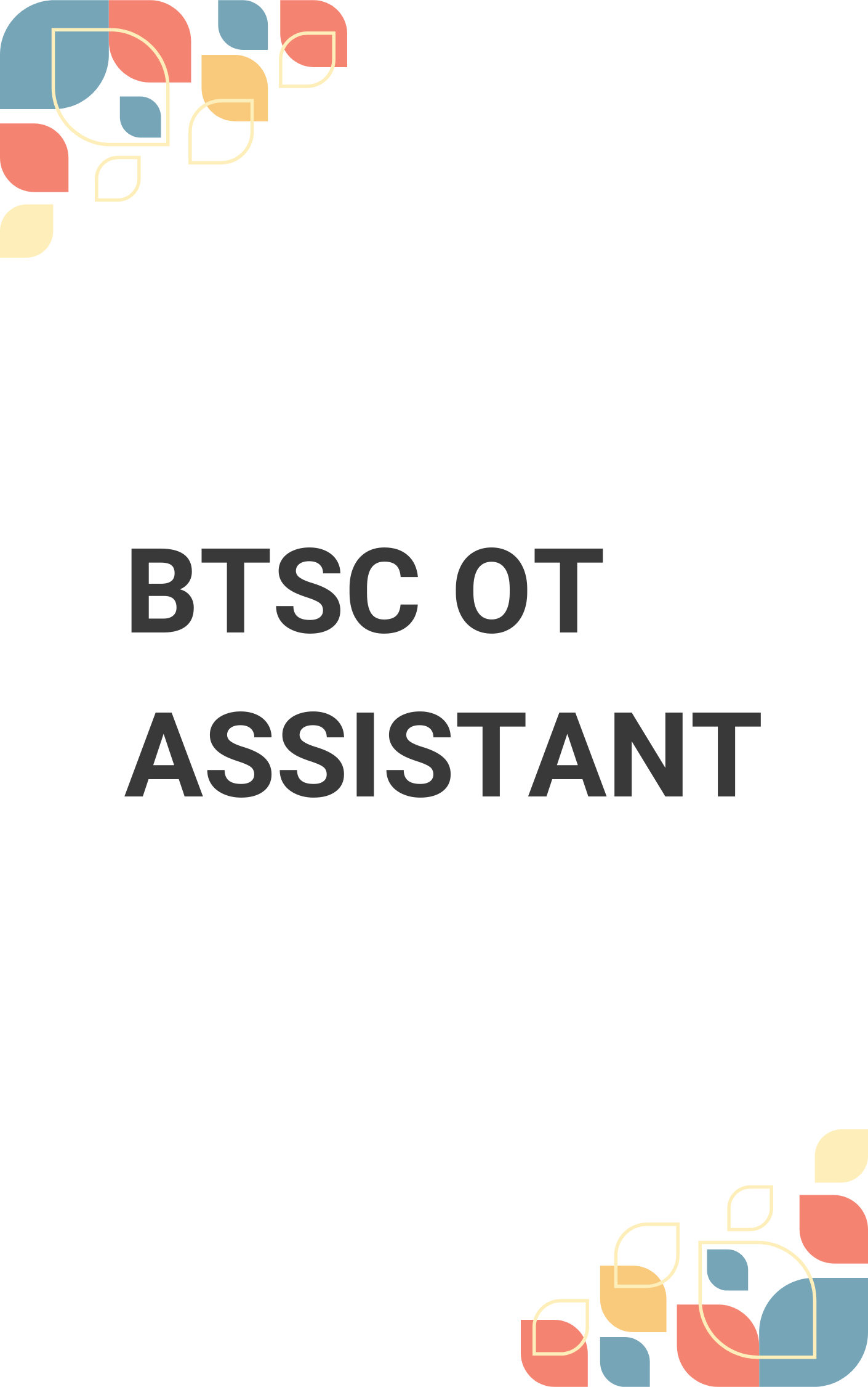 BTSC OT Assistant Question Paper