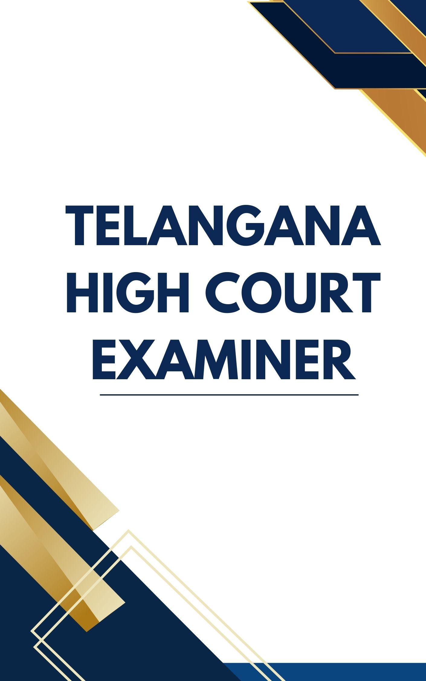 Telangana High Court Examiner Practice Set