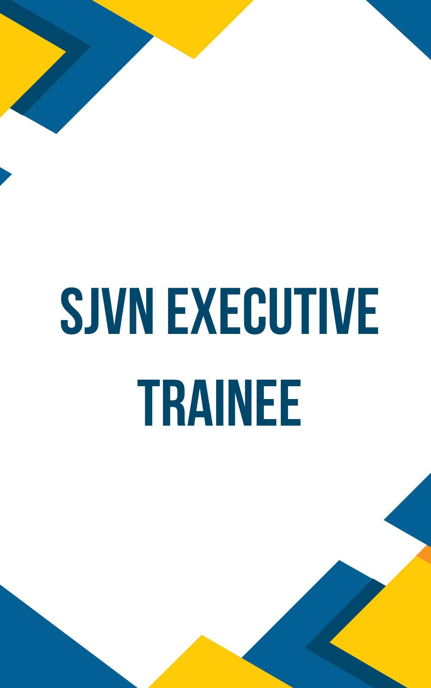SJVN Executive Trainee Mock Test