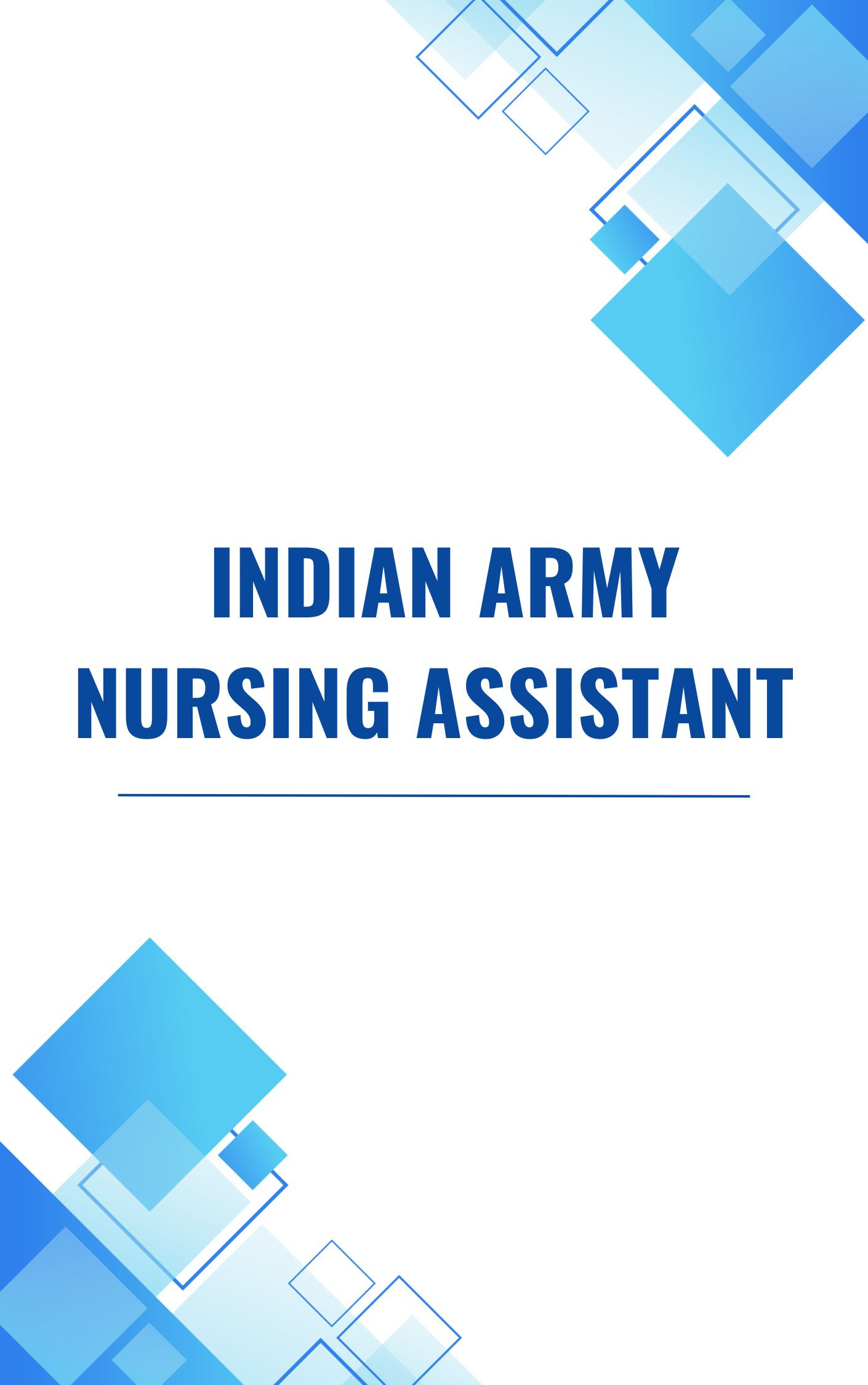 Indian Army Nursing Assistant Test Series