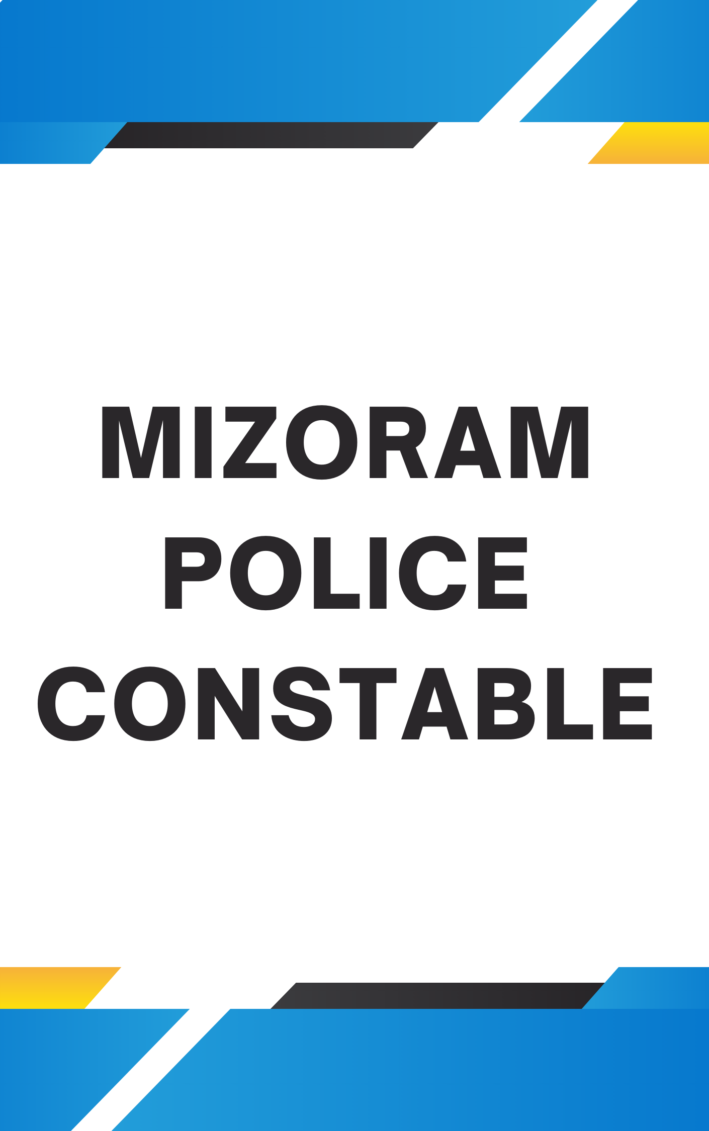 Mizoram Police Constable Mock Test