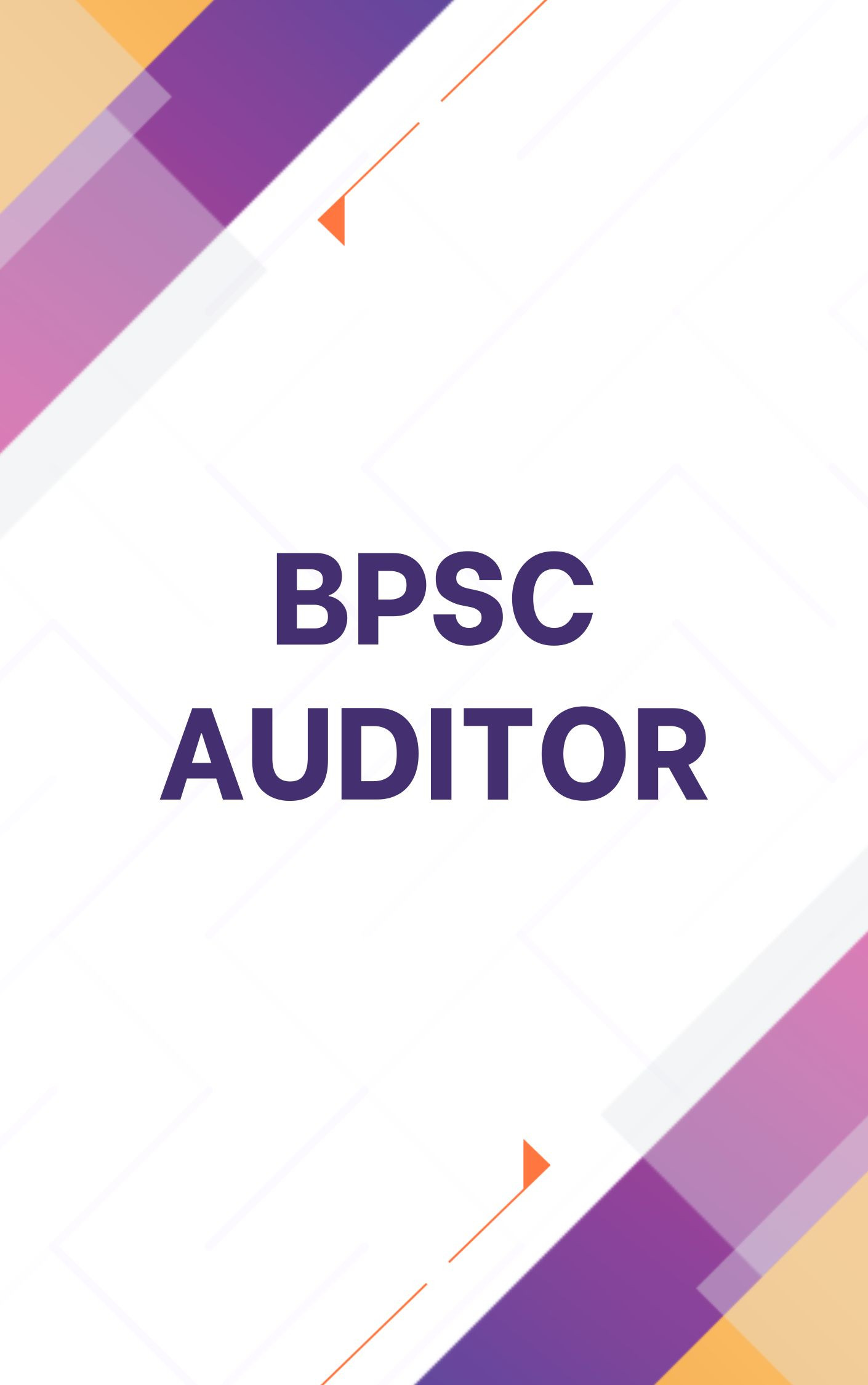 BPSC Auditor Sample Paper