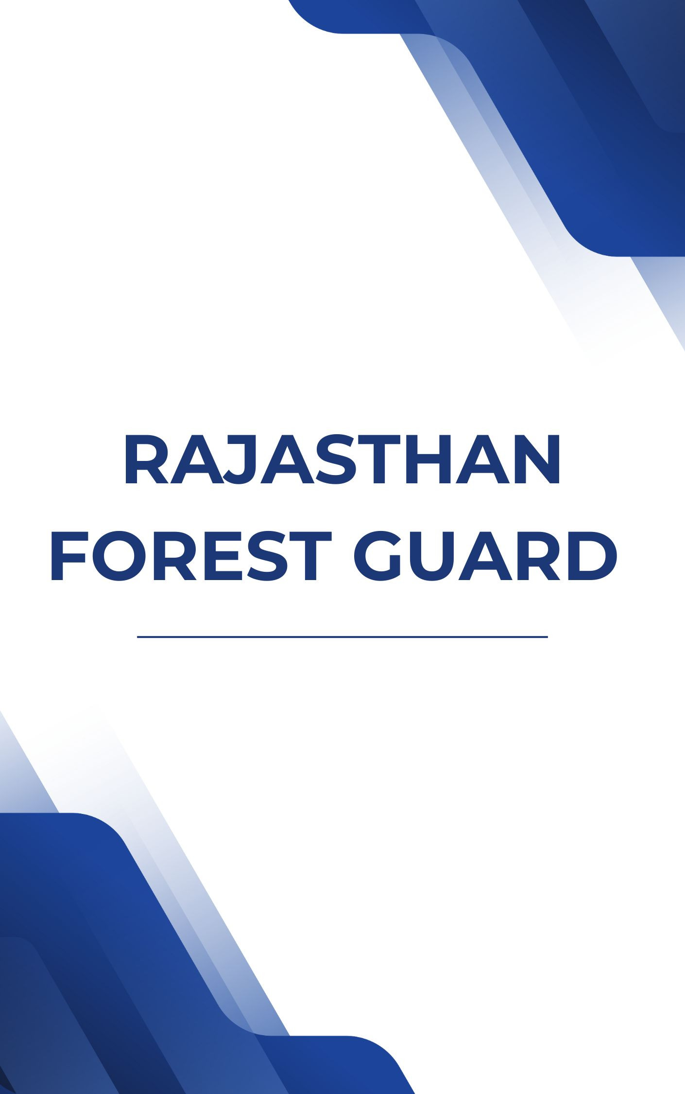 Rajasthan Forest Guard Free Test Series