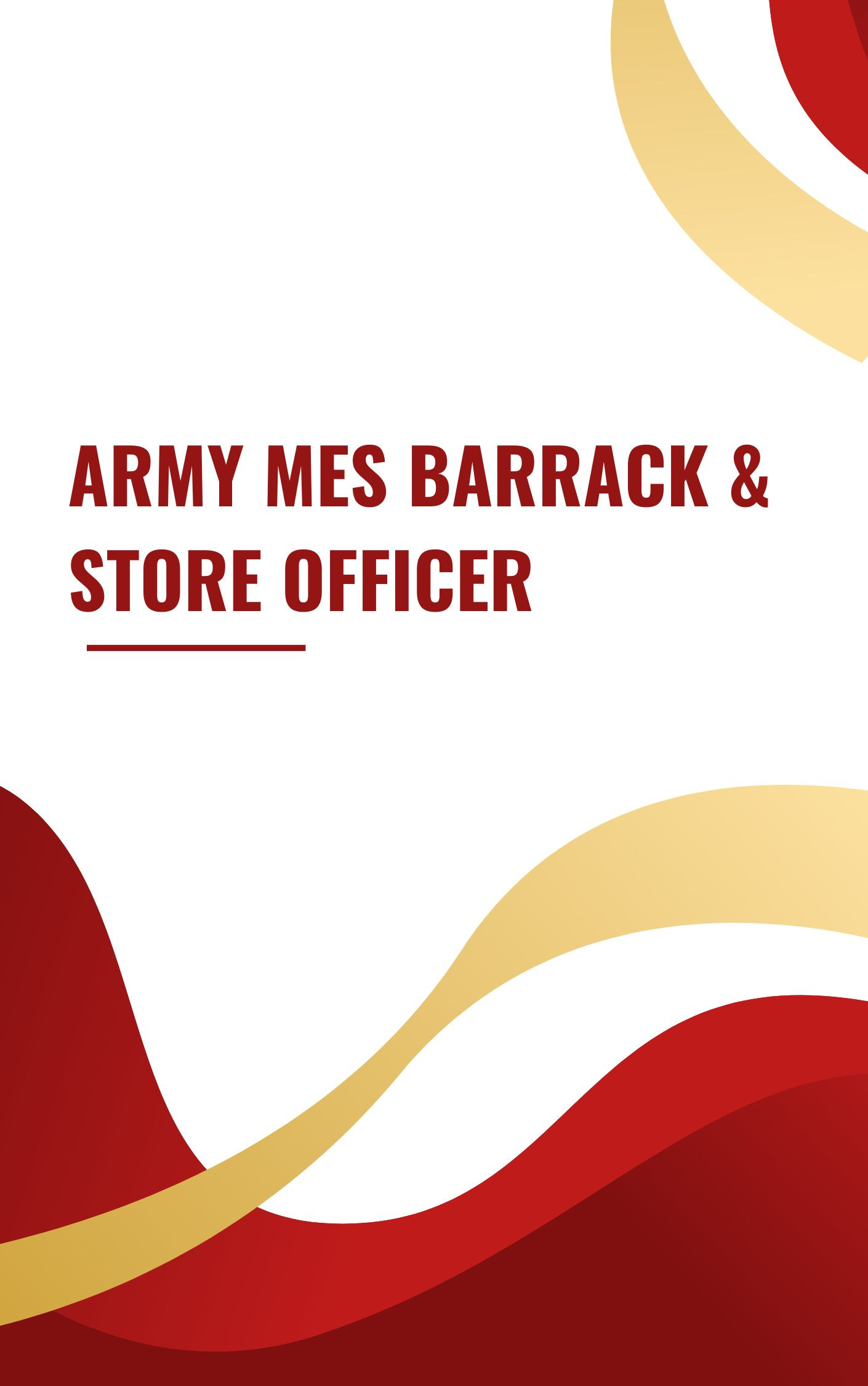 Military Engineering Services Free Mock Test