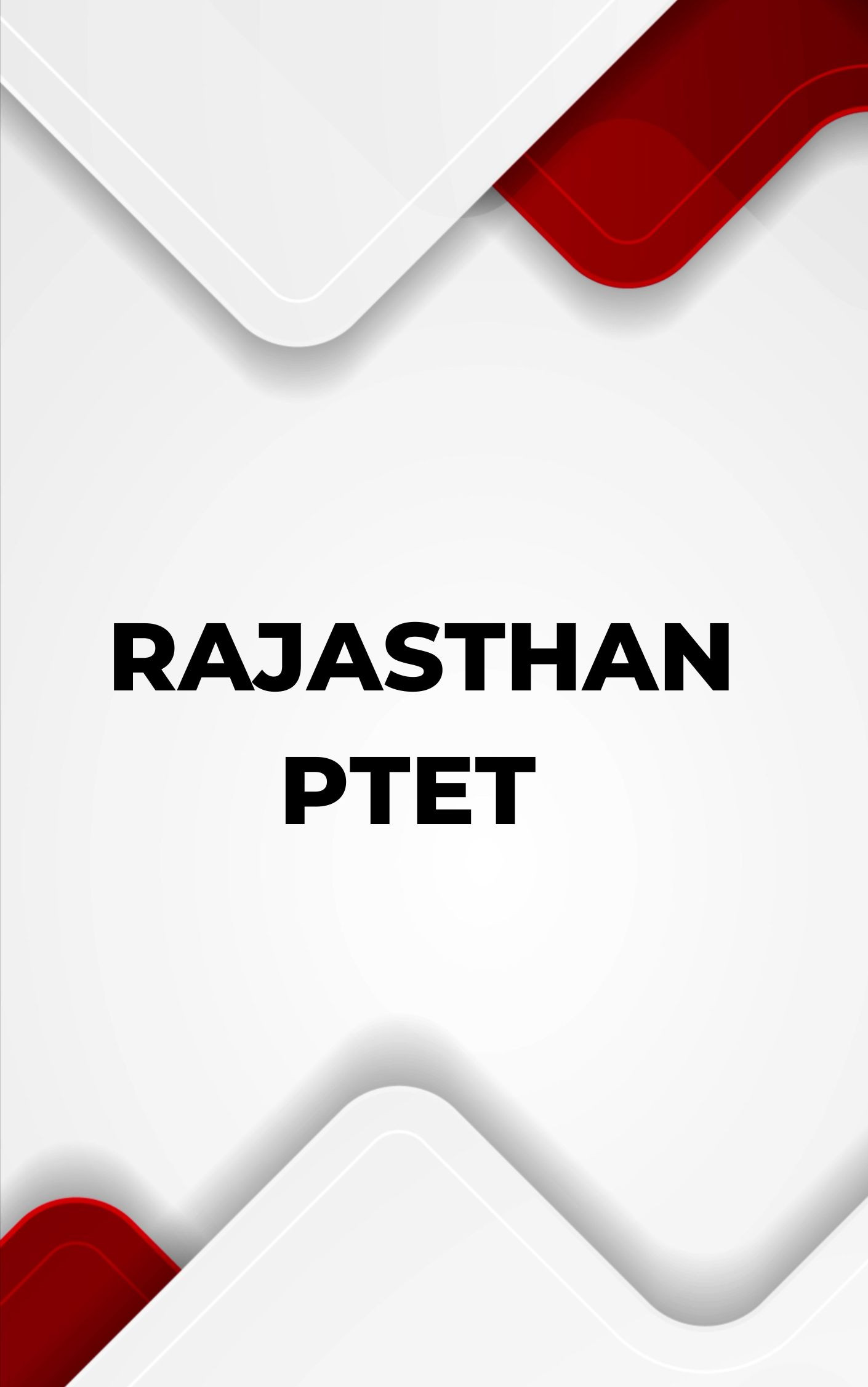 Rajasthan PTET Question Bank
