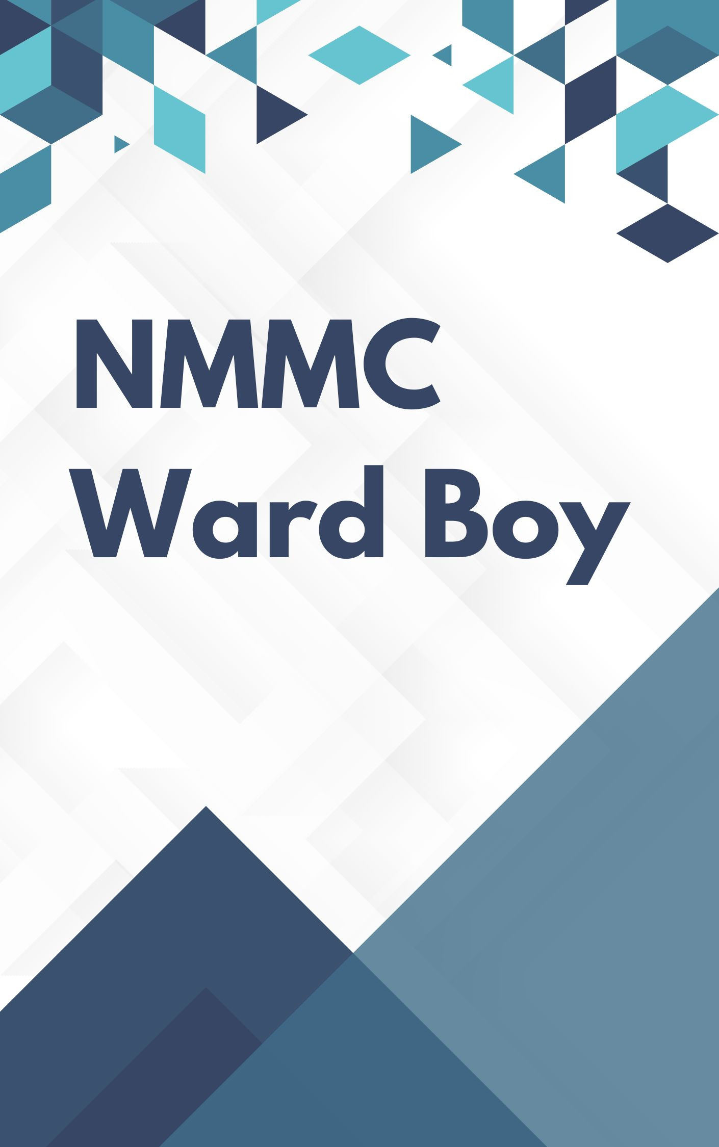 NMMC Ward Boy Important MCQ